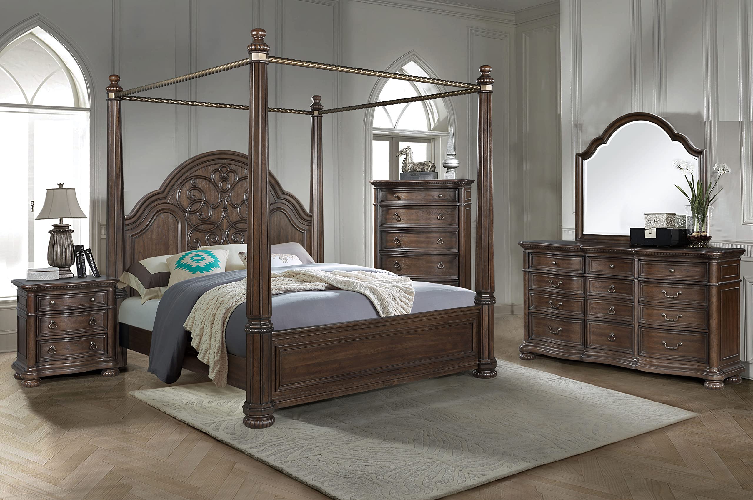 Tuscany Queen Canopy Bed