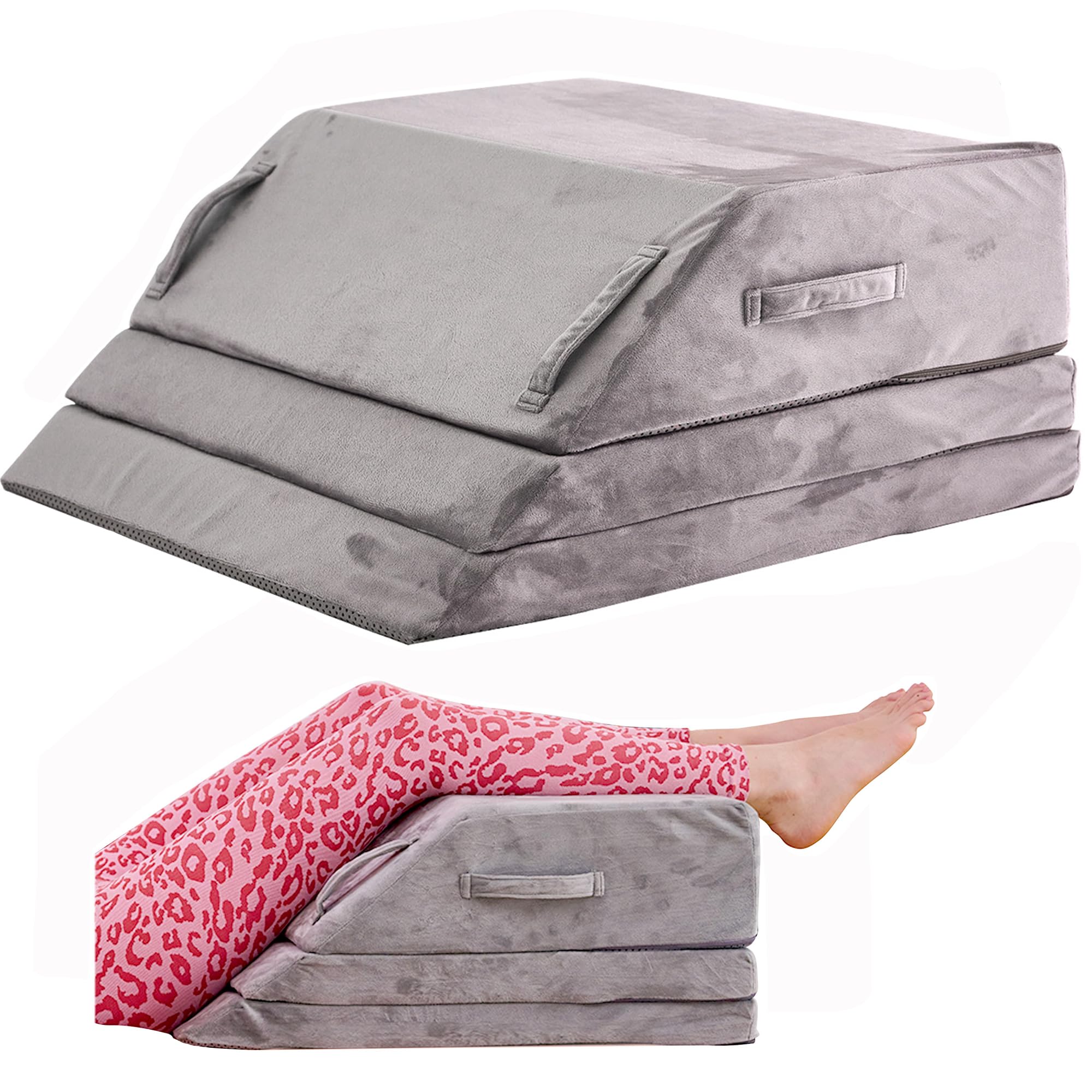 Sleeping, Bed Wedge Pillow for After Surgery 3-Height Memory Foam