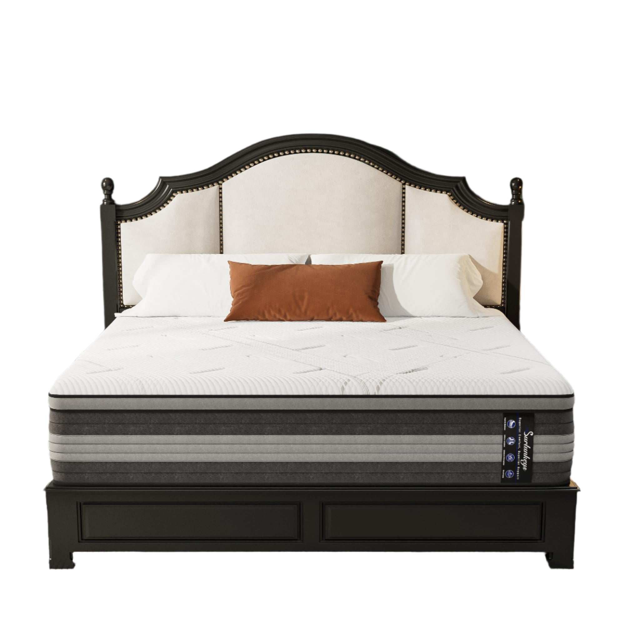 Hybrid Mattress Queen Size - 14 Inch Memory Foam Mattress