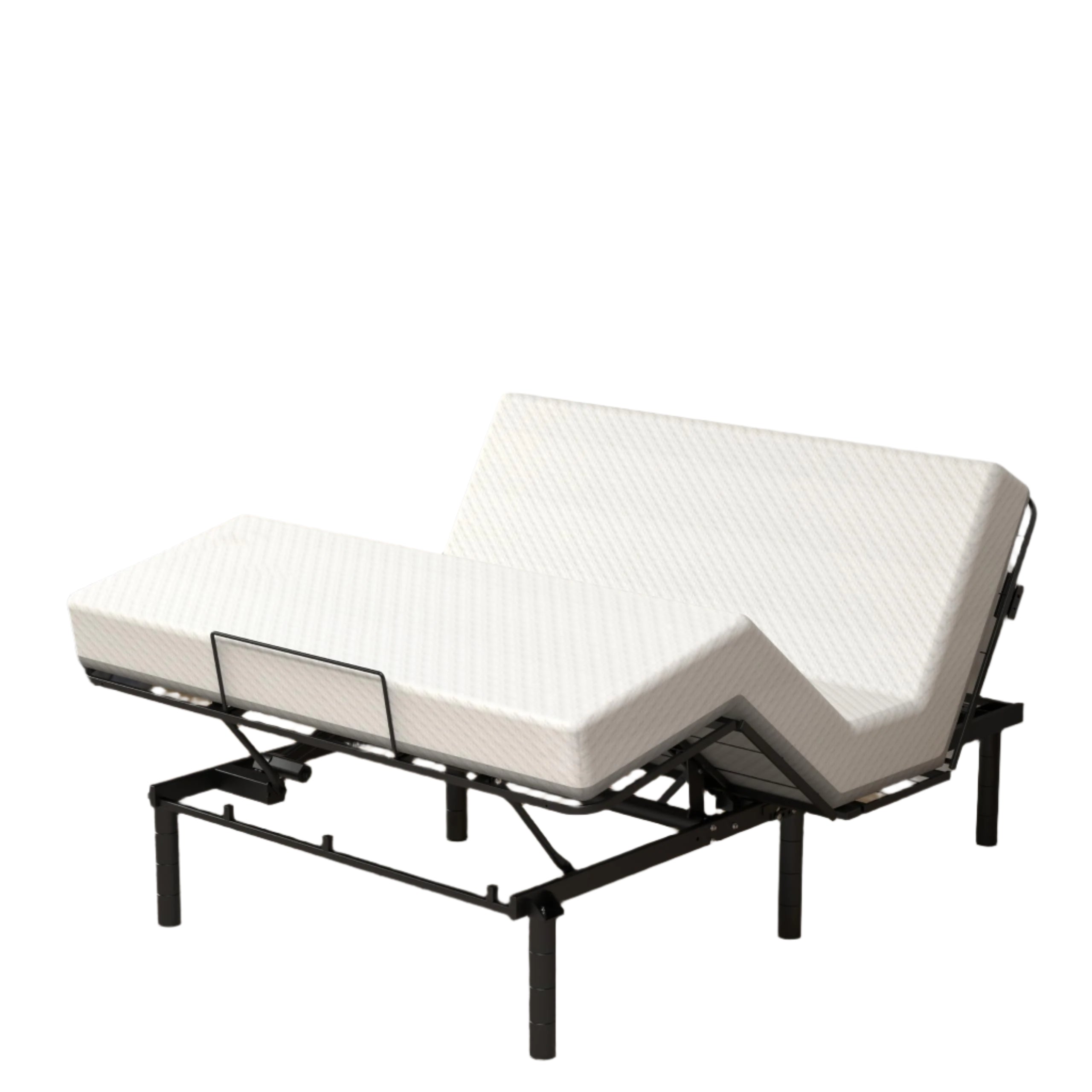 Zero Clearance Adjustable Bed Frame, Queen Size Electric Bed Base