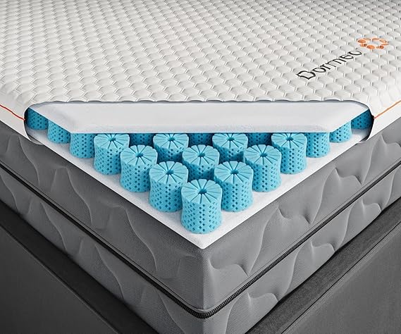 Premium Queen Cooling Mattress Topper - 3-Zone Octaspring
