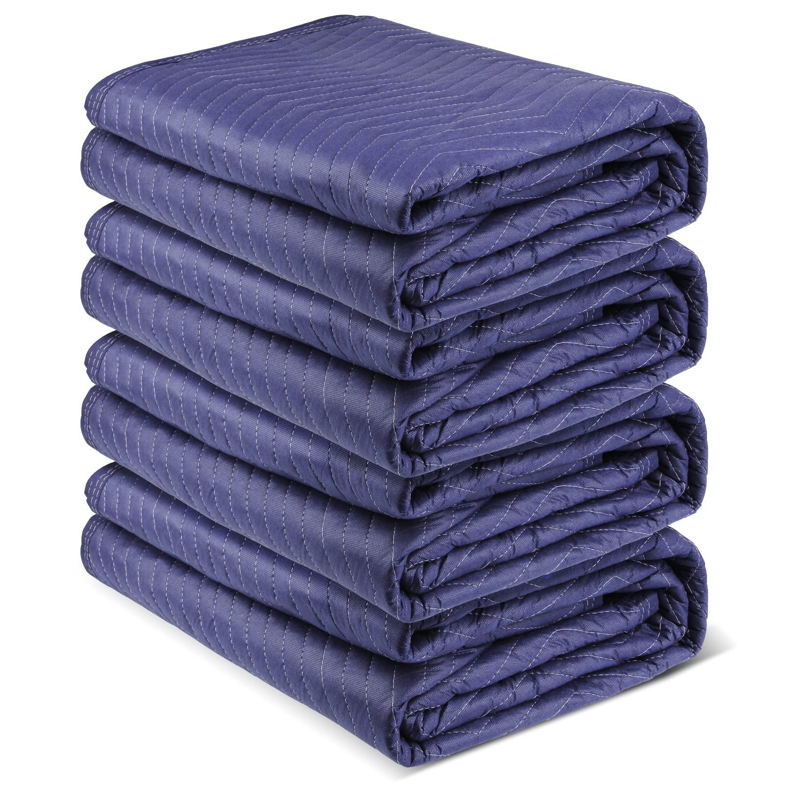 4-Pack Heavy Duty Padded Moving Blanket, 72 x 80 in, Packing Blankets for Moving