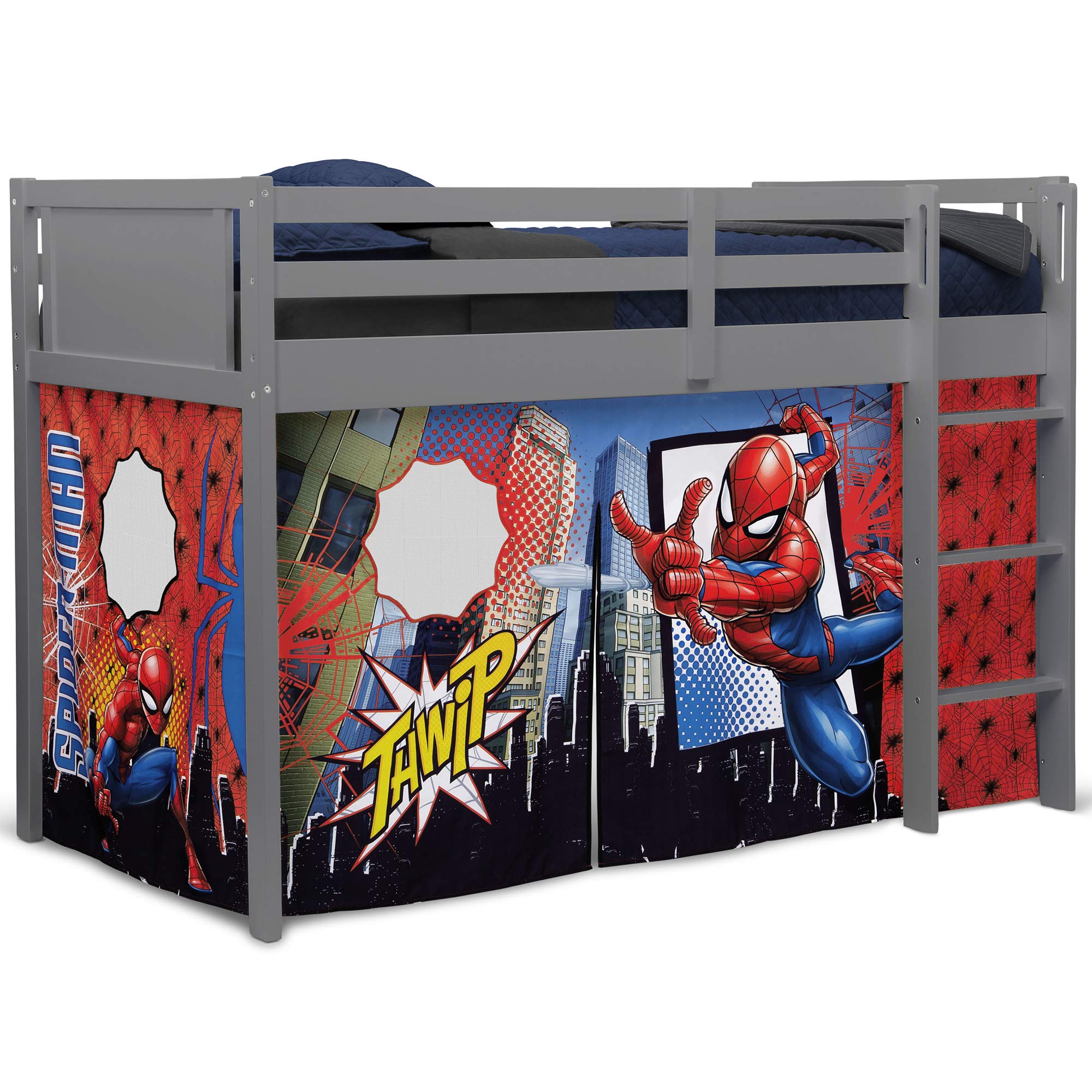 Curtain Set for Low Twin Loft Bed (Bed Sold Separately) by Delta Children
