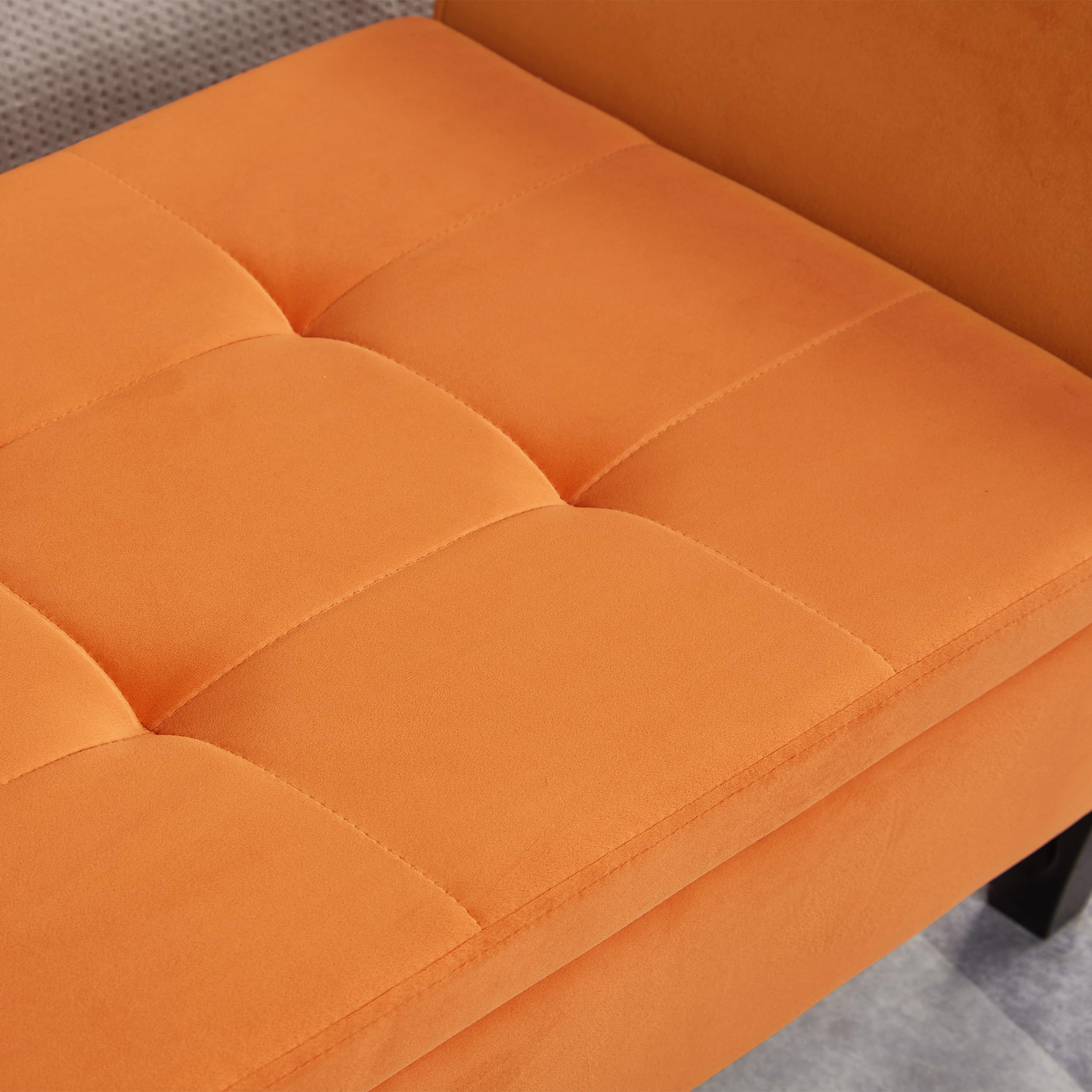 Bed Bench With Storage 52 Inch Front Bedside Bottom of Bed Ottoman