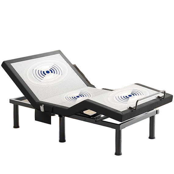 T600 Adjustable Bed Frame Full Size with Remote & Massage - Electric Beds Bases