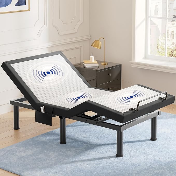 T600 Adjustable Bed Frame Twin XL Size with Remote & Massage - Syncable Electric Beds