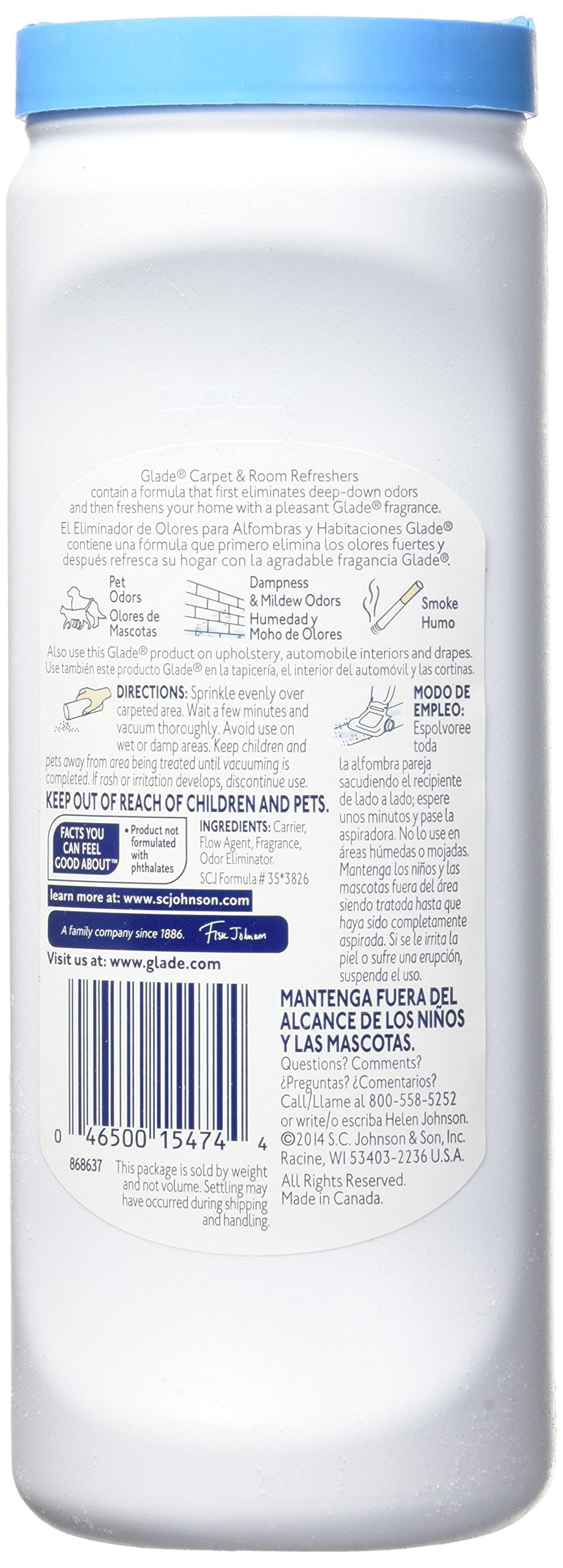 Carpet and Room Refresher, Deodorizer for Home, Pets, and Smoke, Clean Linen, 32 Oz