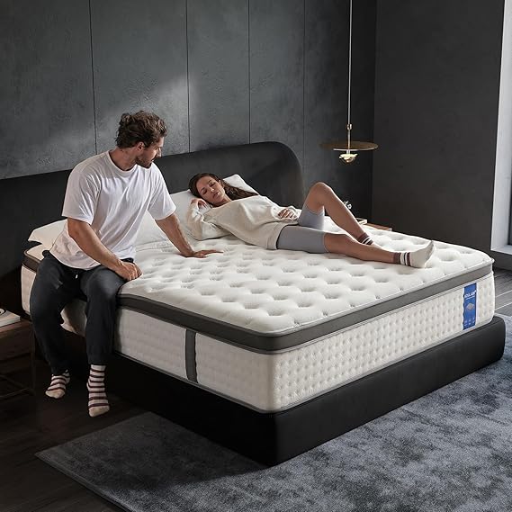 Queen Mattress,14 Inch Size Mattresses in a Box,Memory Foam Hybrid Mattress