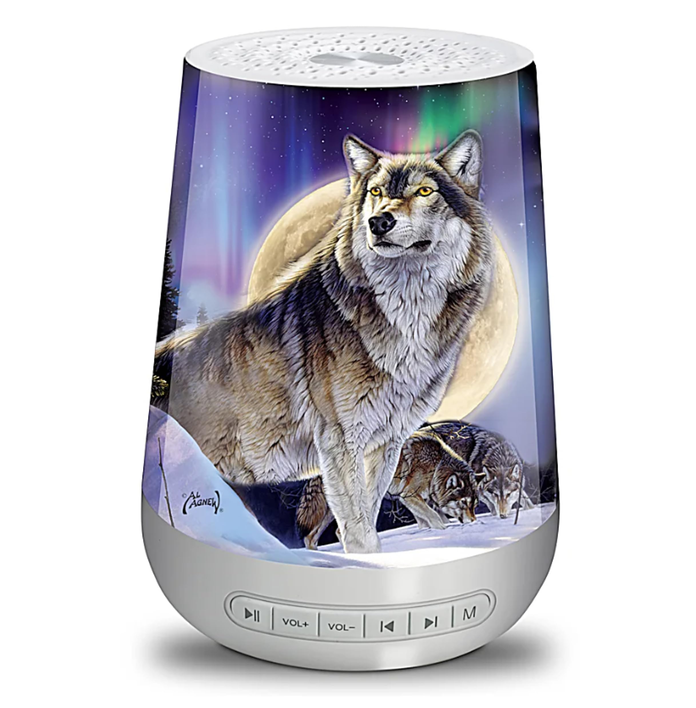 Sound Machine with Al Agnew's Wolf Art and Nightlight
