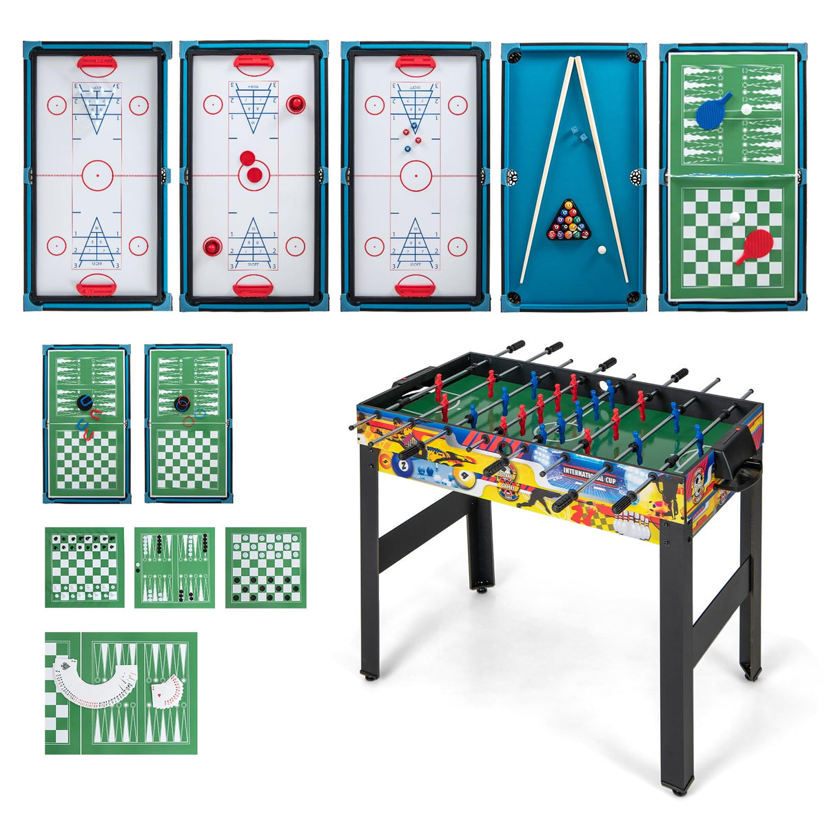 12-in-1 Multi-Game Table