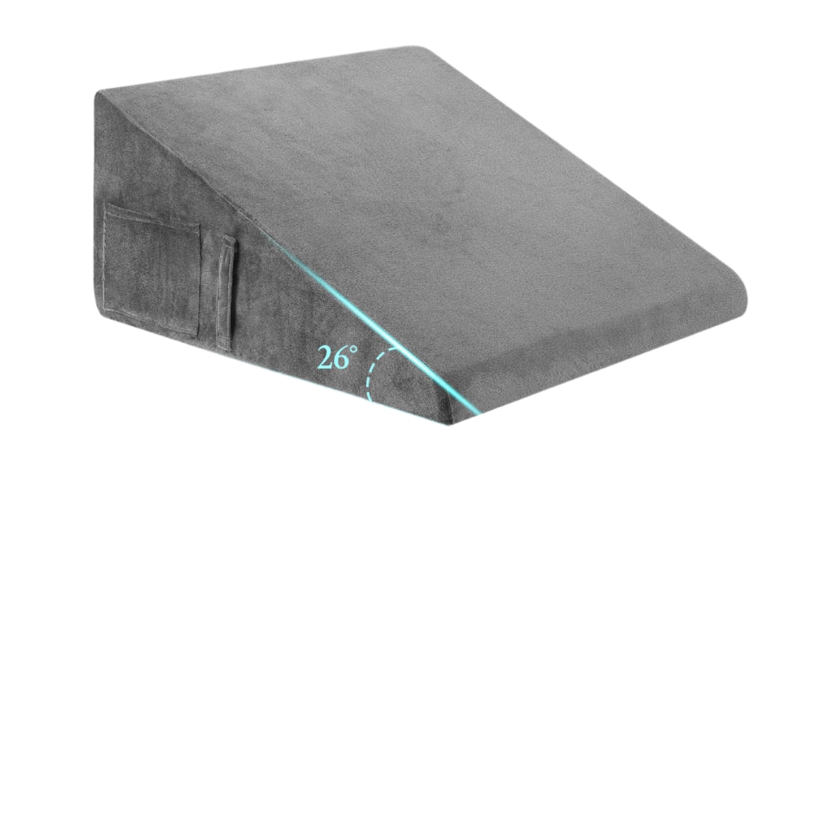 Wedge Pillow for Sleeping, 12" Bed Wedge Pillow for After Surgery