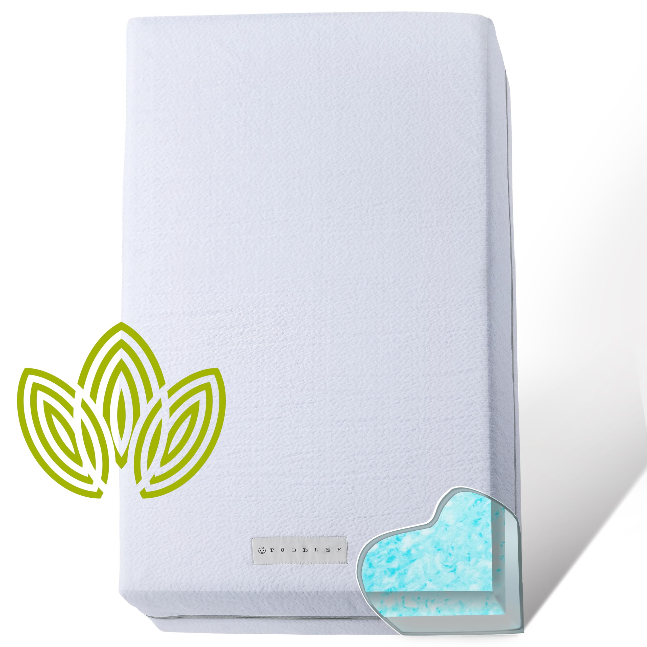 Cotton Dual-Sided Crib Mattress | 2-Stage Premium Memory Foam CertiPUR