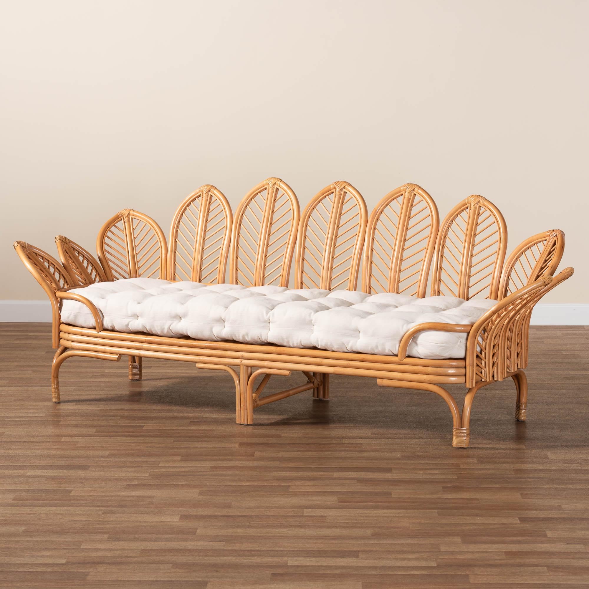 Loften Bohemian Light Honey Rattan Daybed