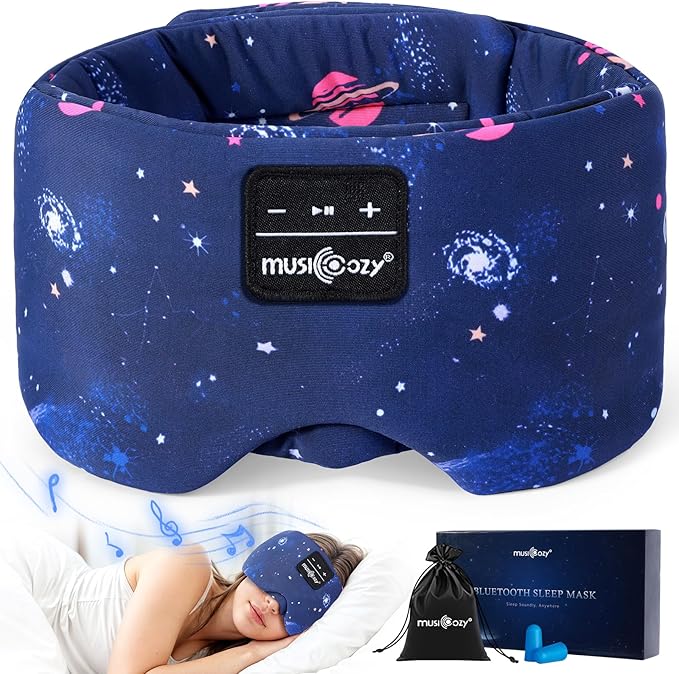 Sleep Headphones Bluetooth Sleep Mask with Headphones Eye Mask Wireless