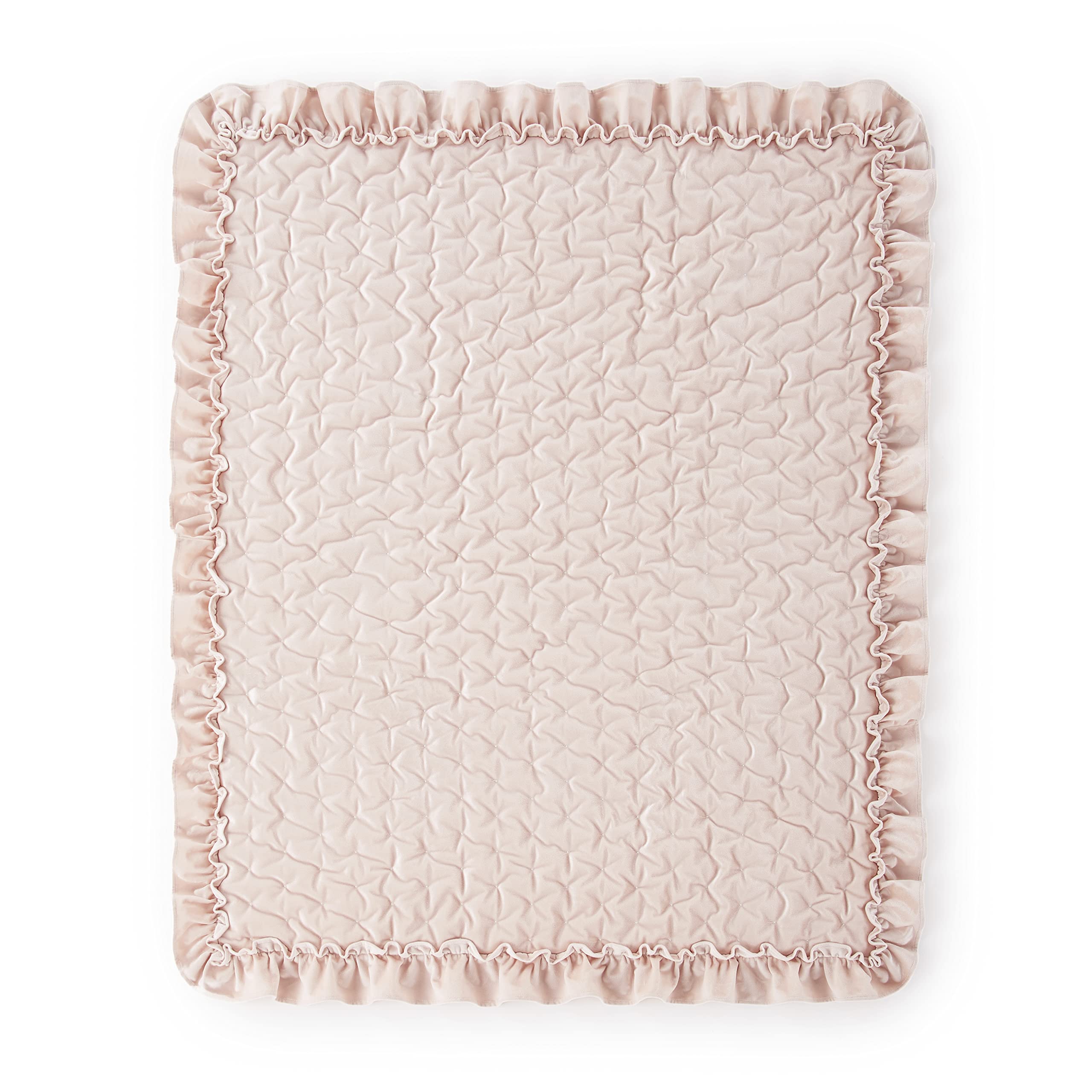 Heritage Crib Bed Set - Baby Nursery Set - Blush Velvet - Rich Velvet