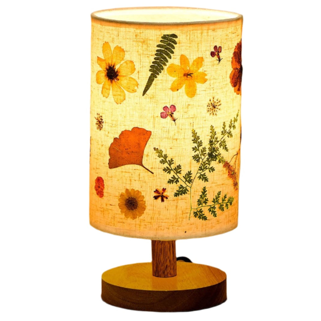Floral Lamp Bedside Vintage Flower Desk Lamp for Bedroom Living Room