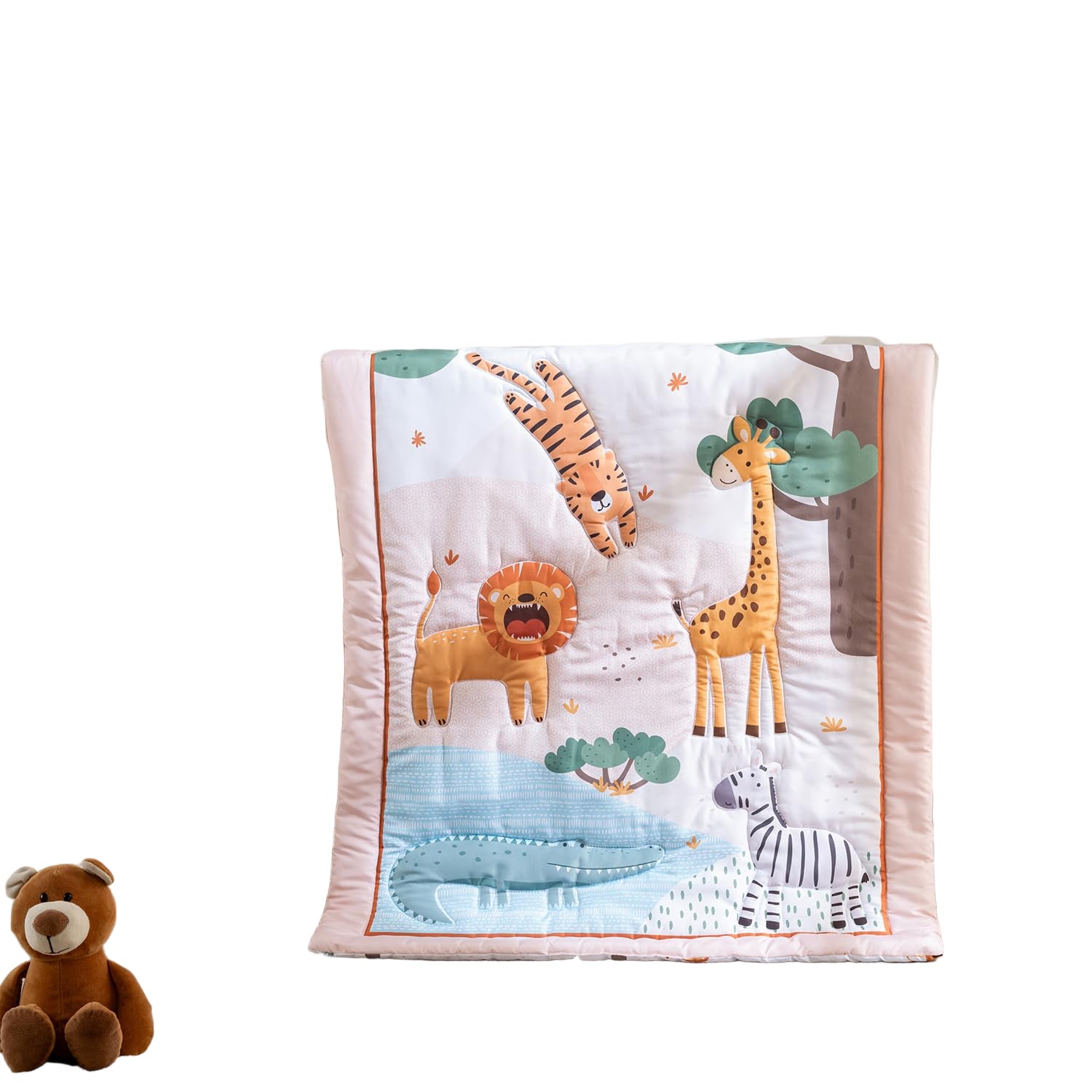 Crib Bedding Set 4 Pieces – Includes Comforter