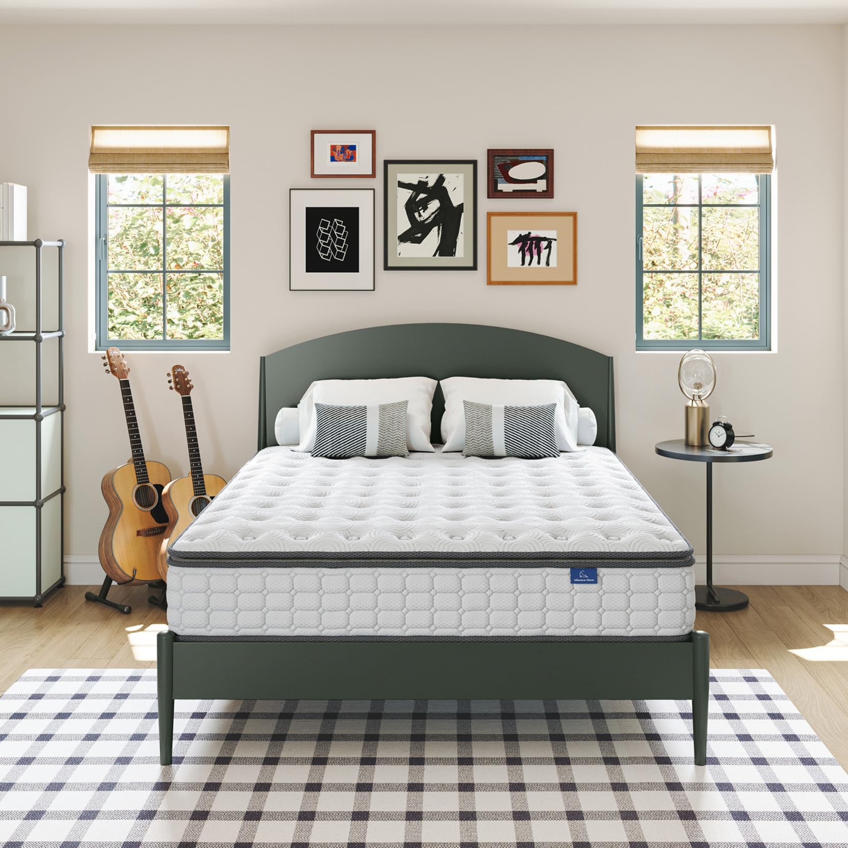 Full Size Mattress, 10 Inch Hybrid Full Mattress in a Box