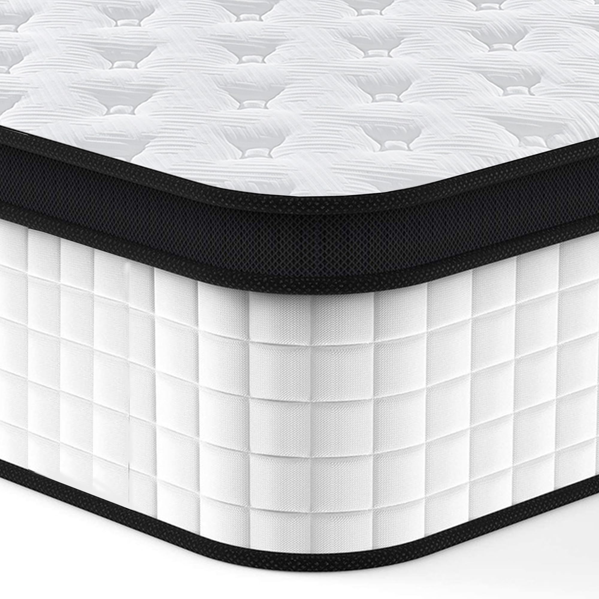 【2025 Upgrade】 12 Inch Queen Size Hybrid Mattress in a Box