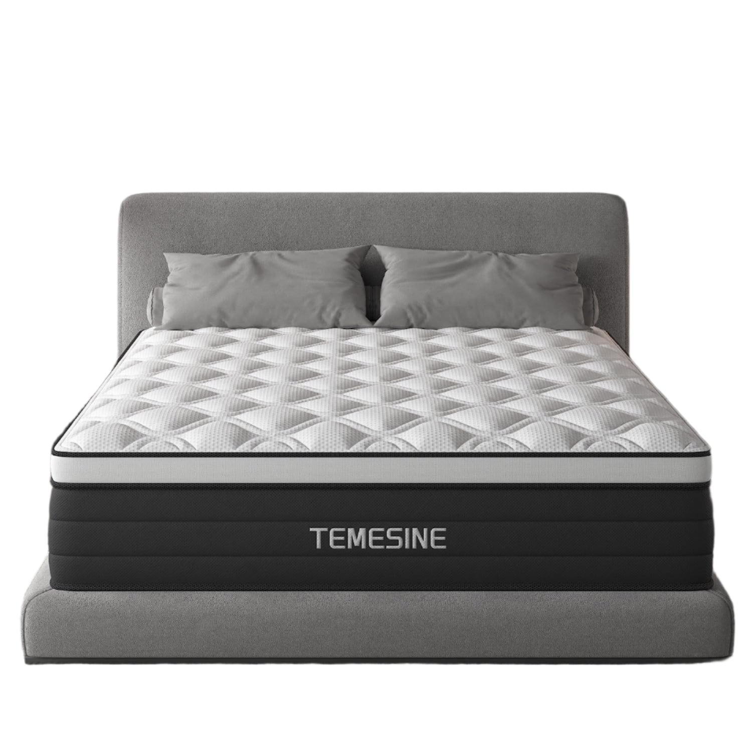 Queen Mattress, 10 Inch Hybrid Memory Foam Mattress in a Box with Pocket Spring