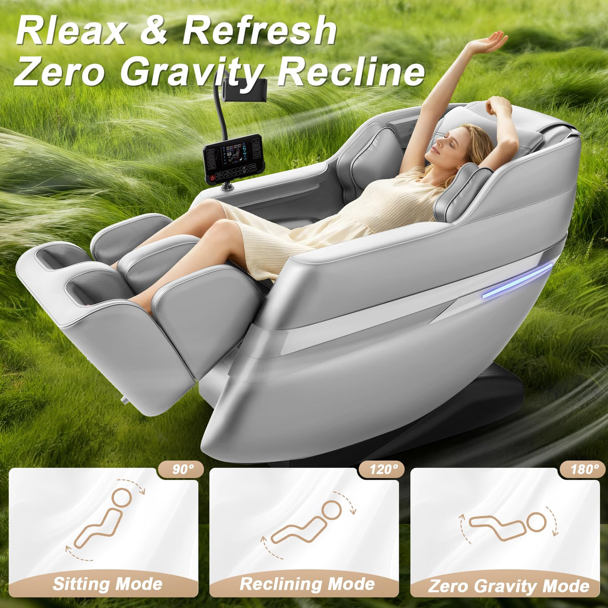 3D SL-Track Full Body Massage Chair Recliner