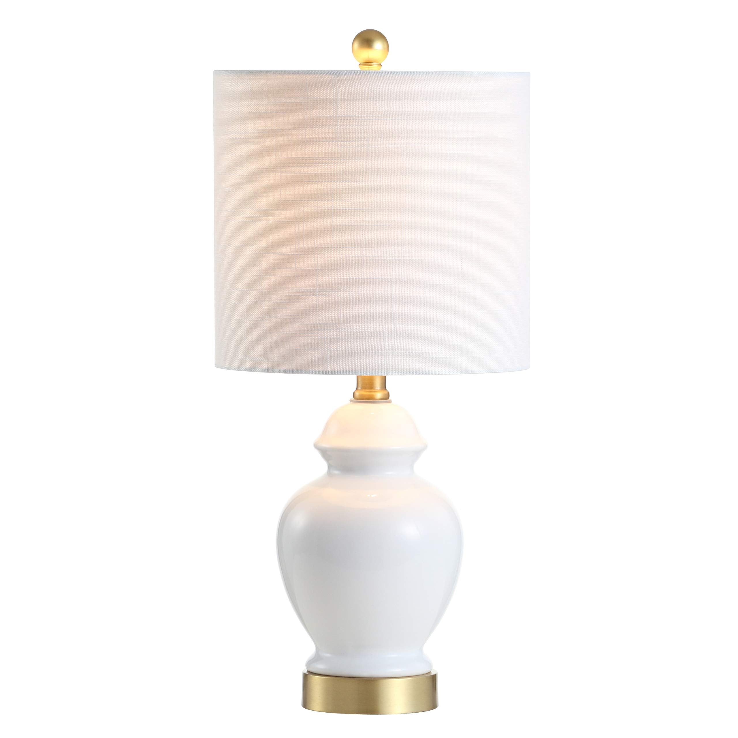 Perry 20" Ceramic/Metal LED Table Lamp French Country Classic Bedside Desk