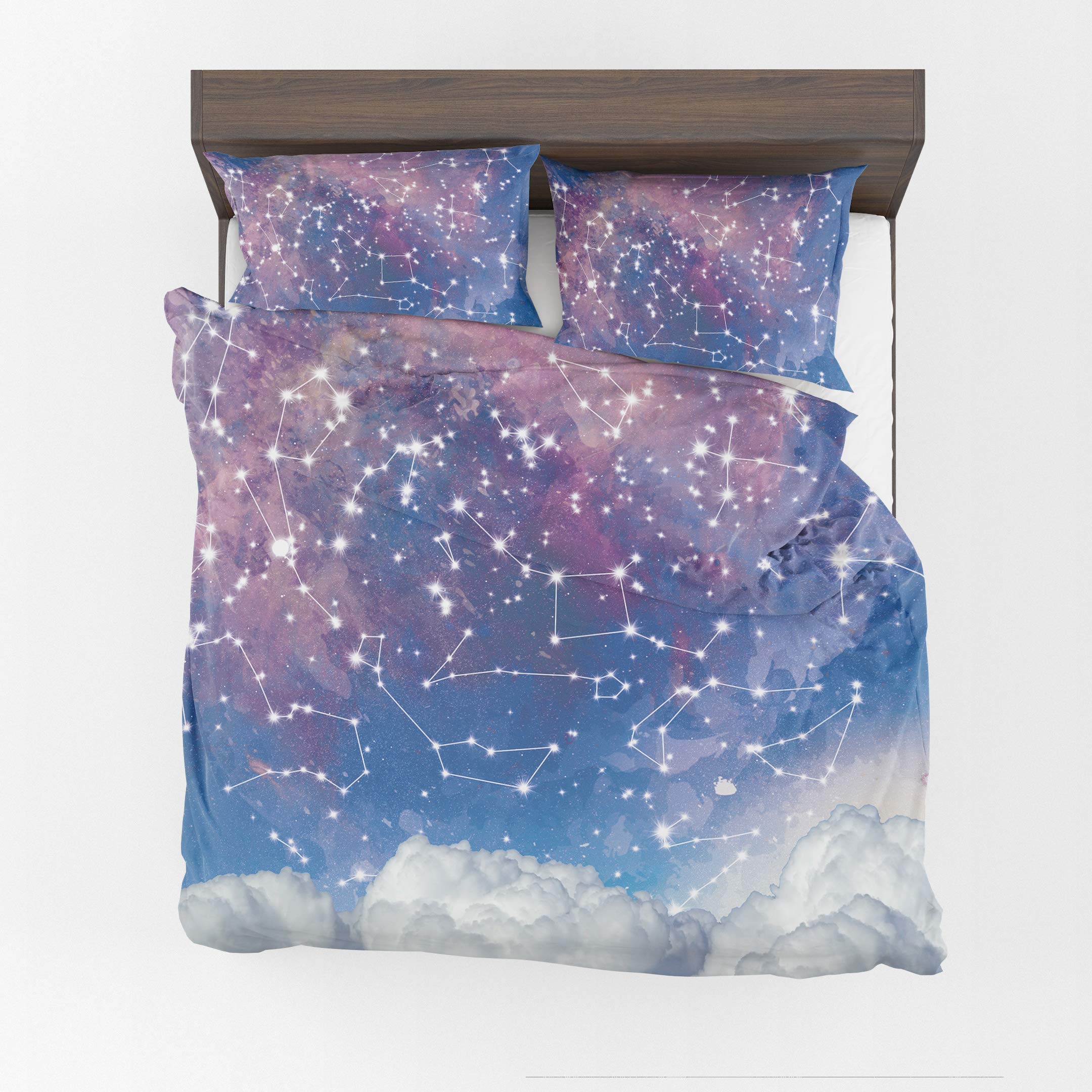 Constellations Comforter Space Bedding Toddler Twin Queen King Galaxy