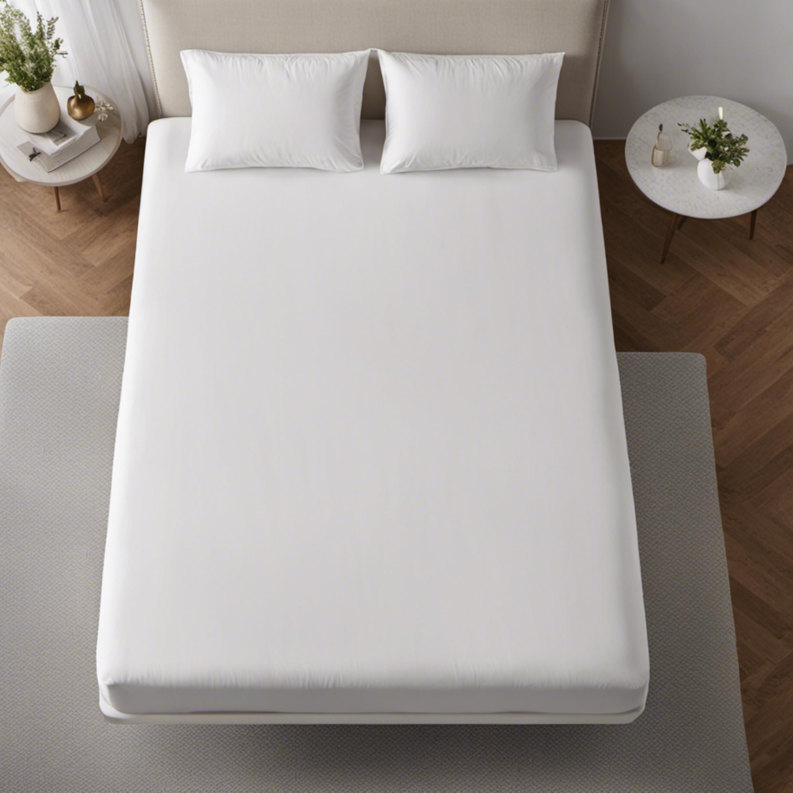 Cali King Mattress Cover Protector – Water Resistant, Silver Infused, Thermoregulating