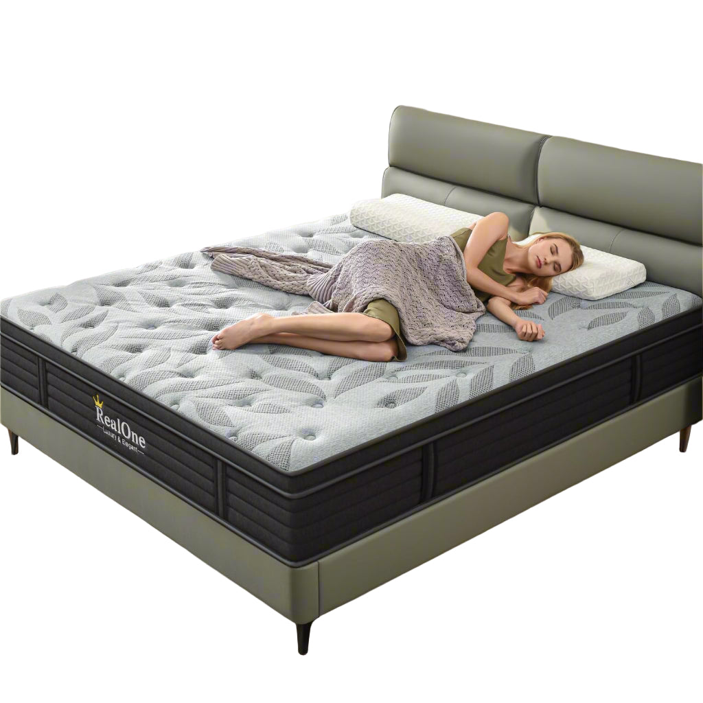 Queen Mattress – 12 Inch Hybrid Mattress in a Box