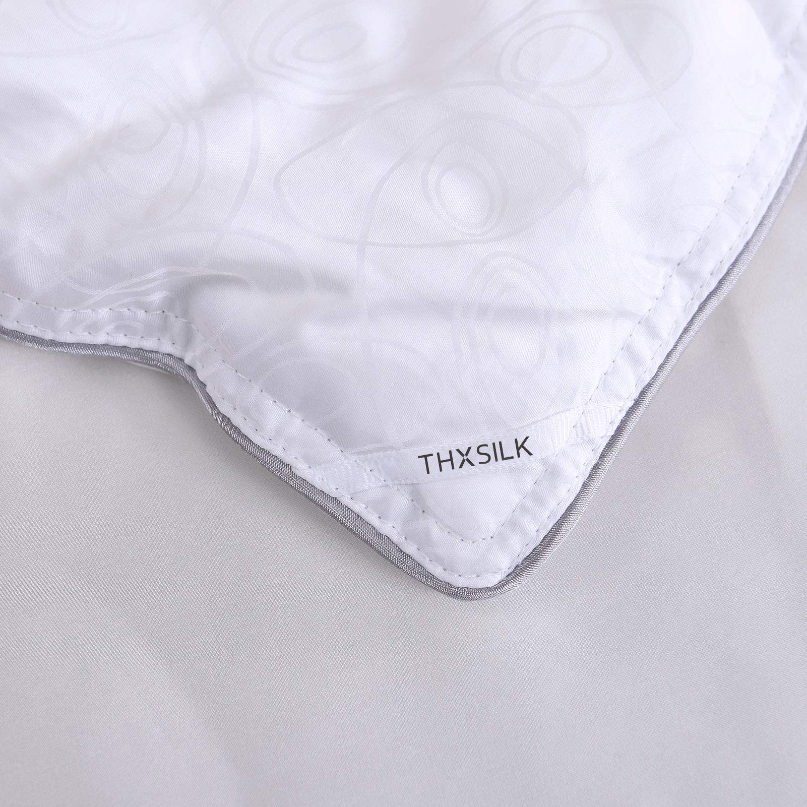 Silk Comforter/Duvet with Cotton Shell, Silk Quilt for Spring and Fall, 7A Top Grade Silk