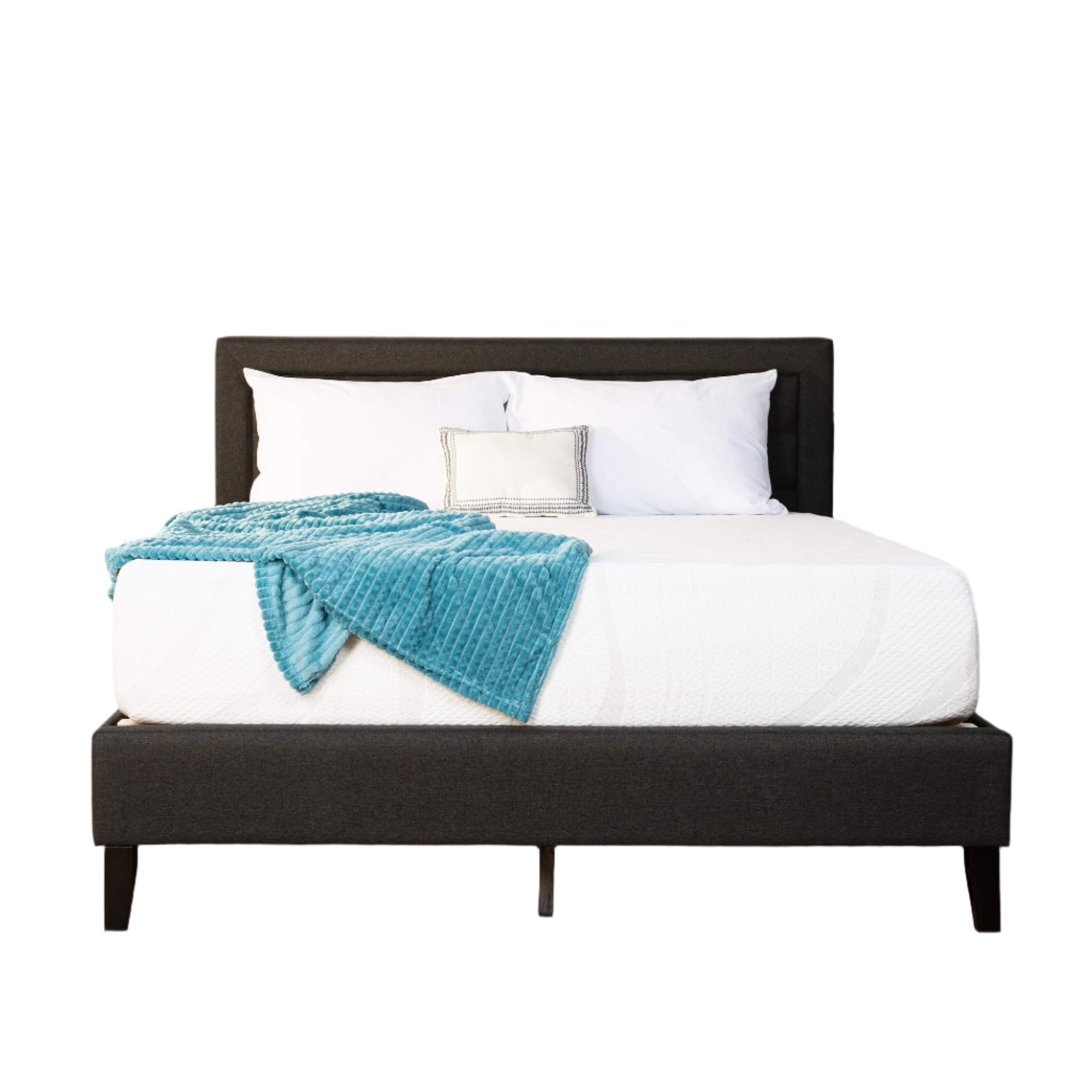 12 Inch, Green Tea Charcoal Cooling Gel Memory Foam Mattress