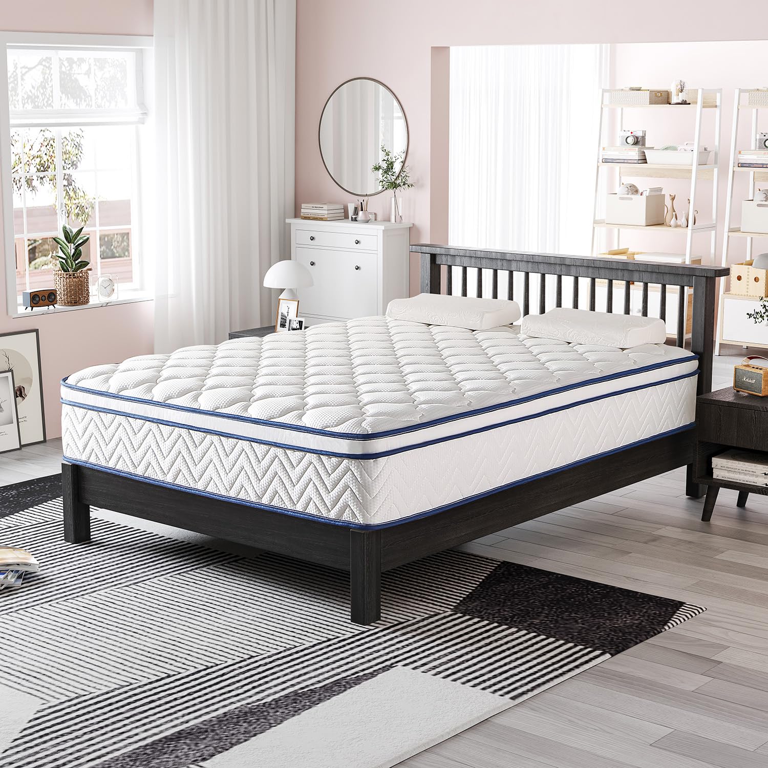 Full Size Mattress, 12 Inch Hybrid Mattress in a Box