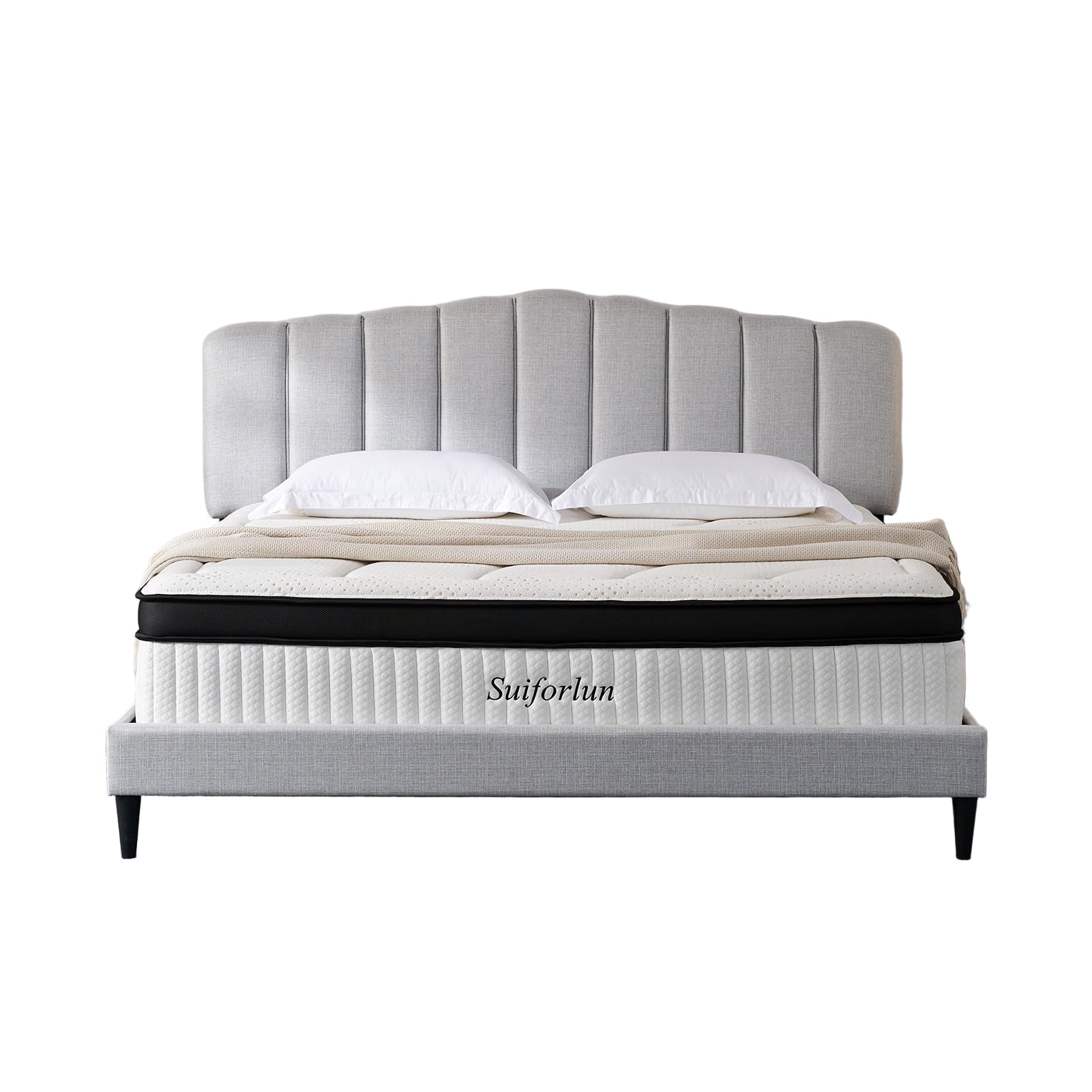 Queen Mattress, 14 Inch Hybrid Mattress Queen