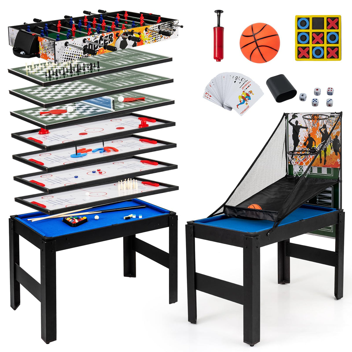 14-in-1 Combo Multi-Game Table