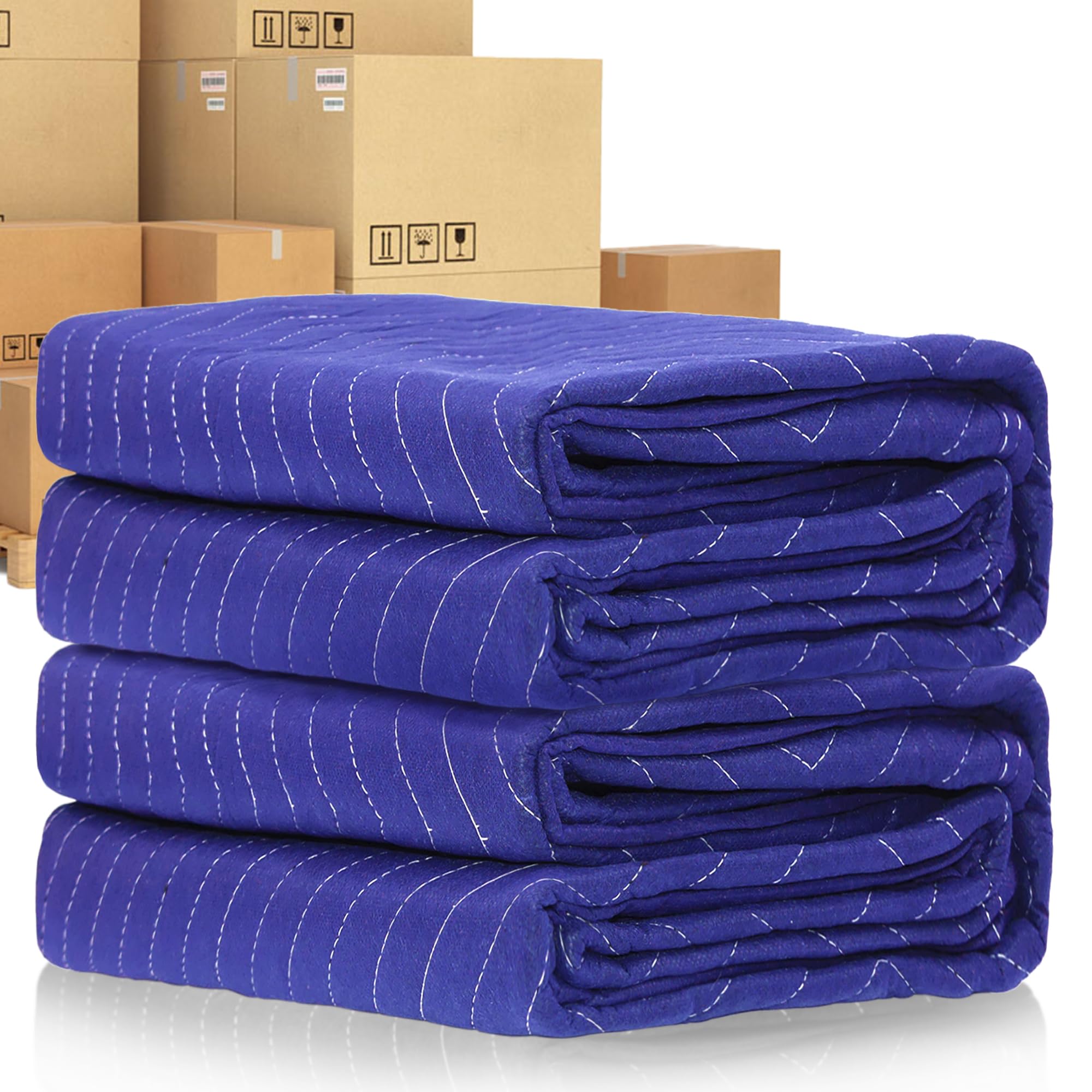 Blankets, 40 x 72 inches Heavy Duty Packing Blankets