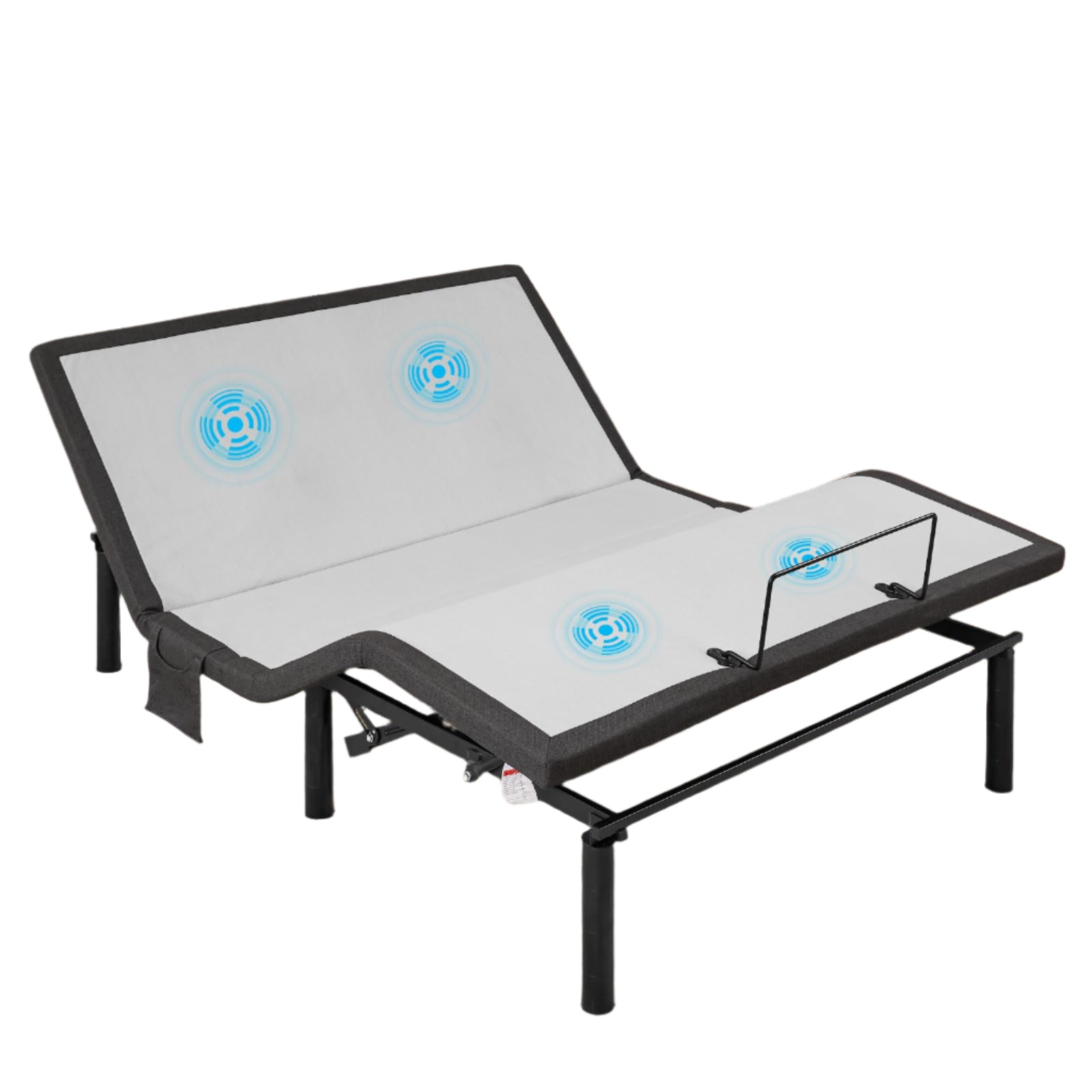 Adjustable Bed Frame with Massage and Remote