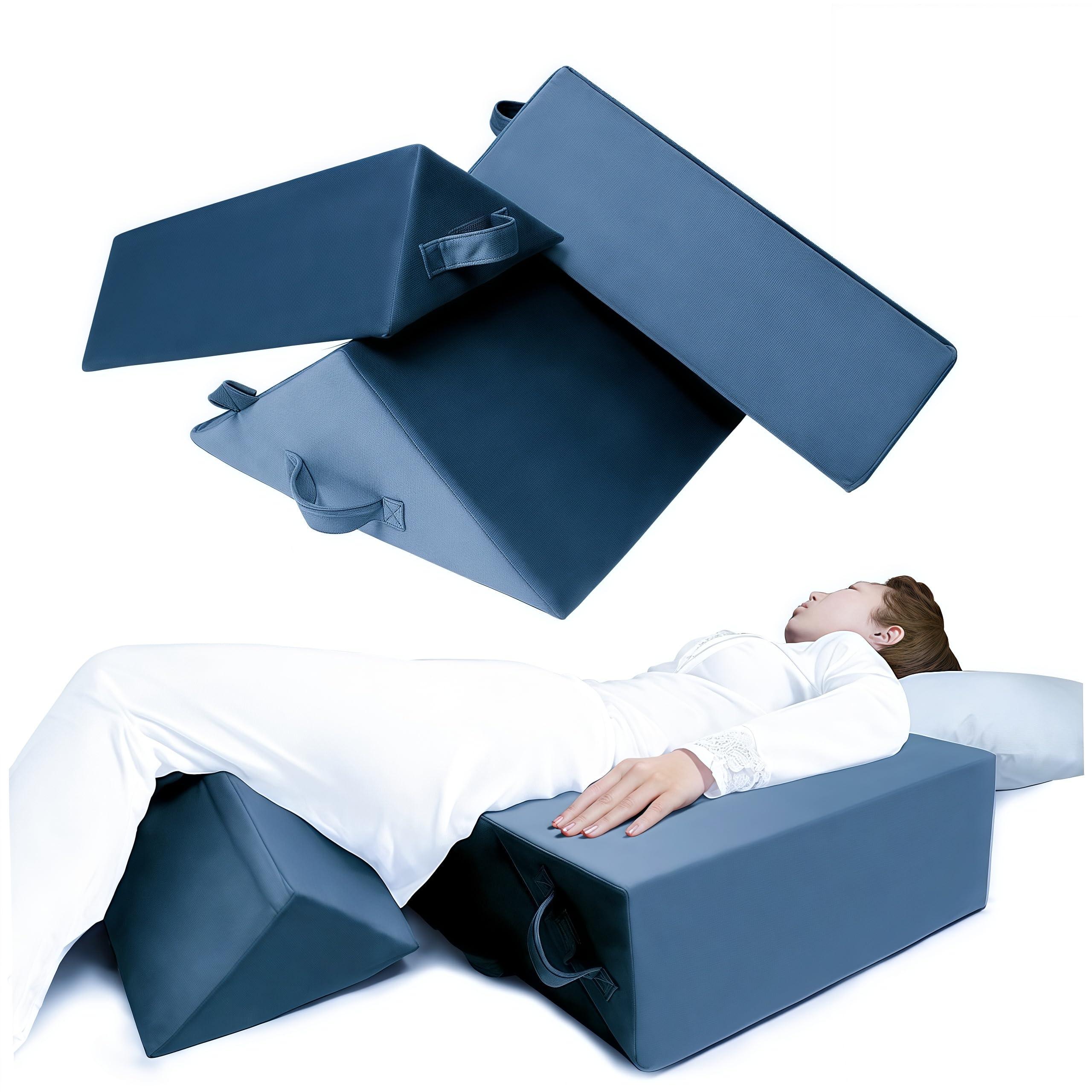 Wedges for Bed Positioning, Side Wedge Pillows for Seniors 3PCS