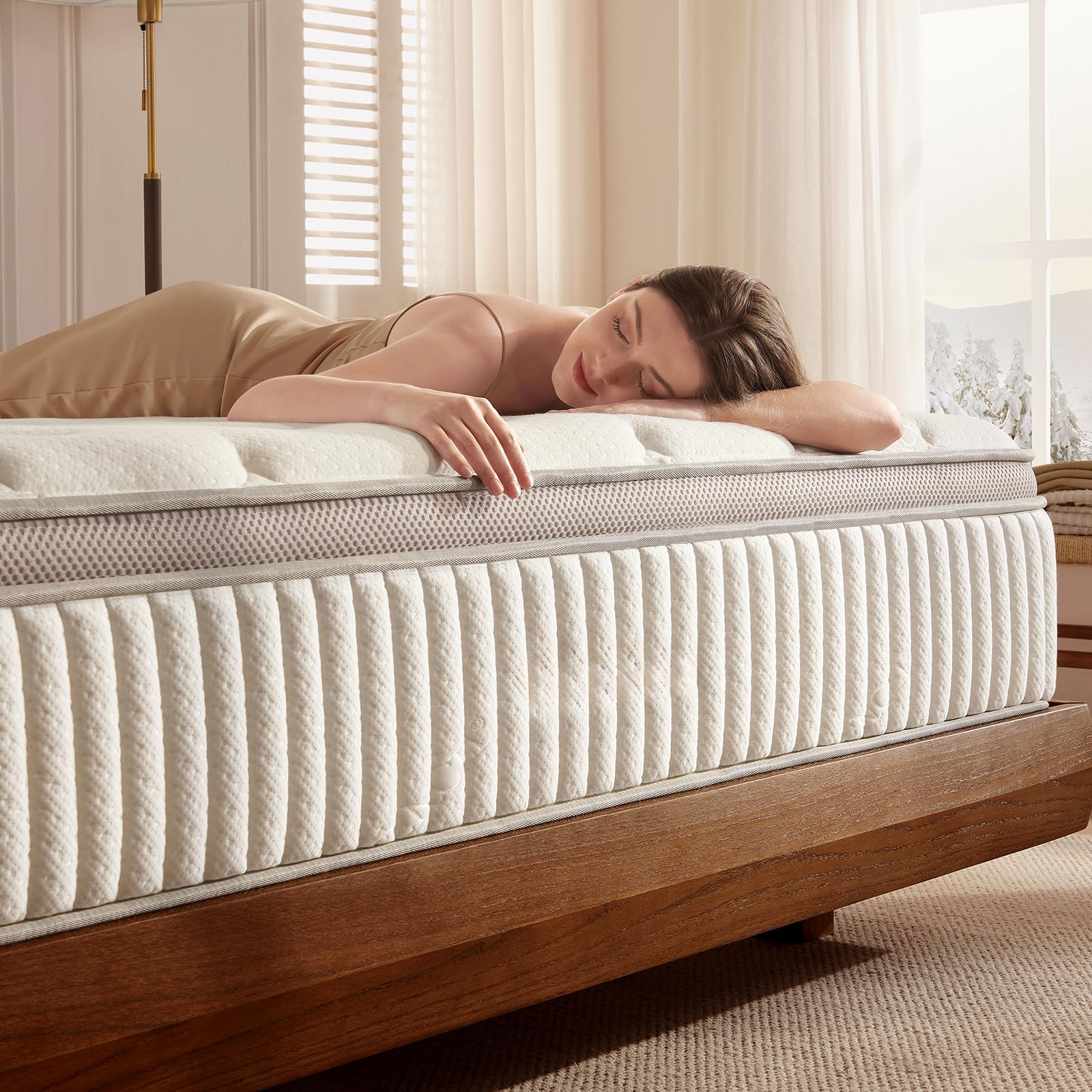 Queen Size Mattress, 12 inch Queen Cooling Gel Memory Foam Mattresses