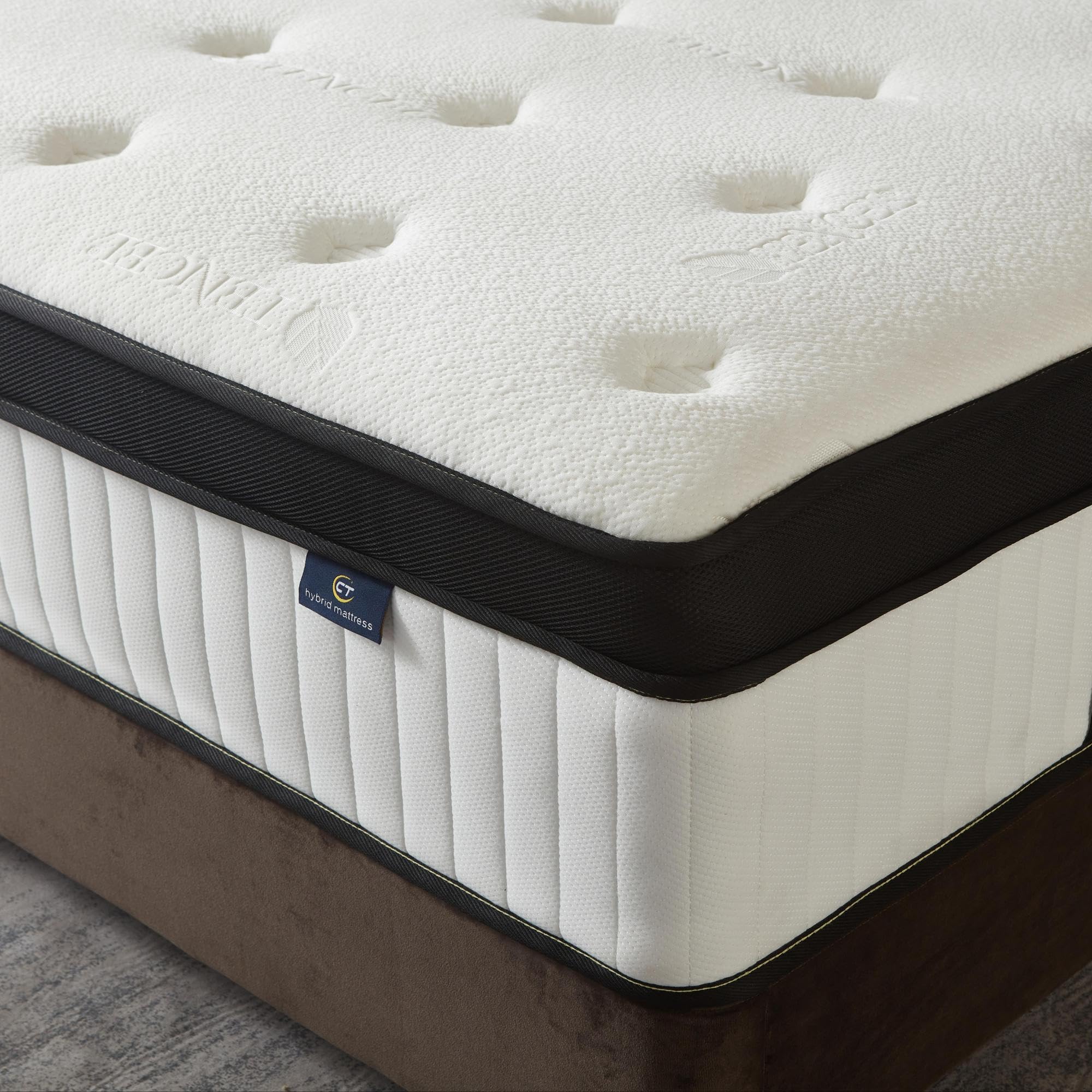 Queen Mattress, 12 Inch Hybrid Mattress in a Box, Memory Foam and Pocket Springs