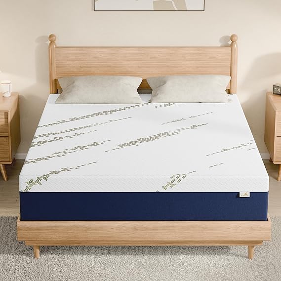 12 Inch Queen Mattress, Gel Memory Foam Bed in a Box, Medium Firm