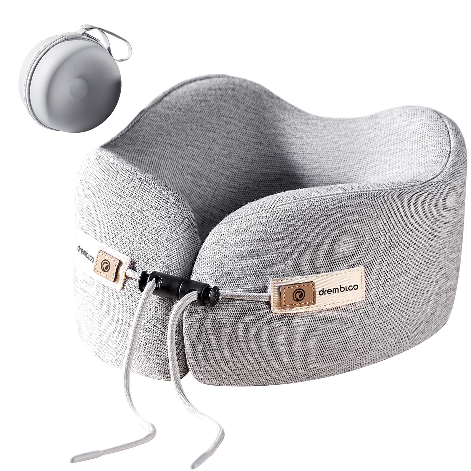 Travel Neck Pillow Airplane, Non-stuffy for Long Flight, Cooling and Skin Friendly