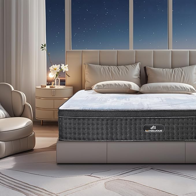 King Mattress, 14 Inch Hybrid King Size Mattress