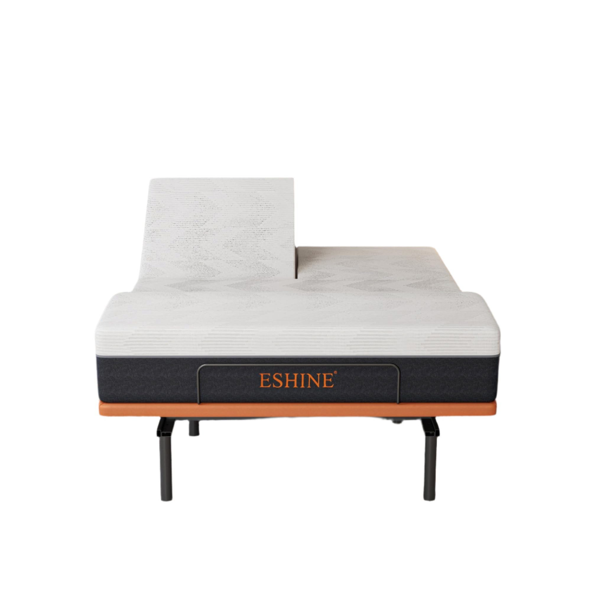 Split Queen Adjustable Bed Frame with Mattress - 12" Gel Memory Foam Mattress