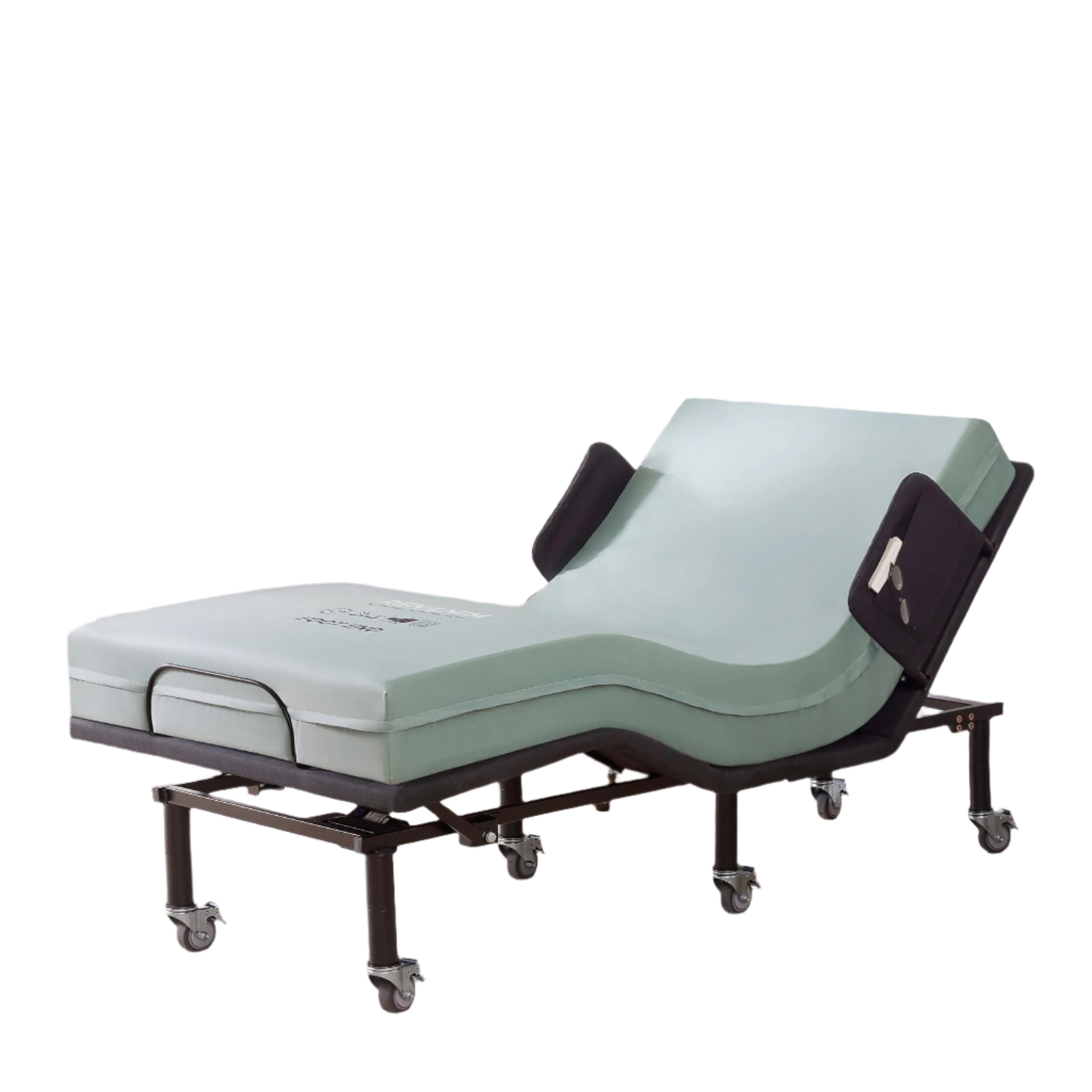 Twin XL Adjustable Bed Frame with Side Rails for Elderly Adults - Adjustable Bed