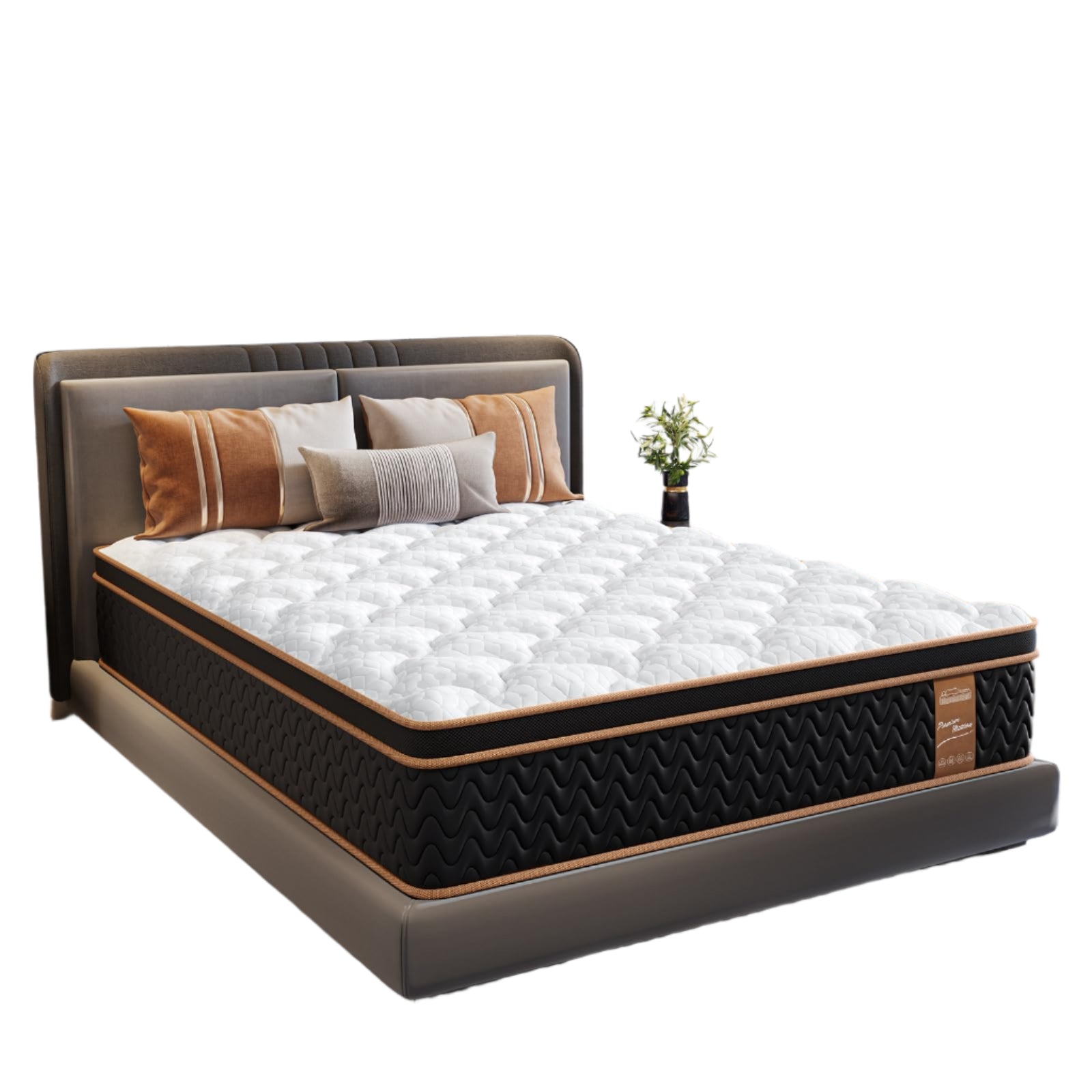 Queen Mattress 10 Inch Thick Matress with Gel Memory Foam Individual Pocket
