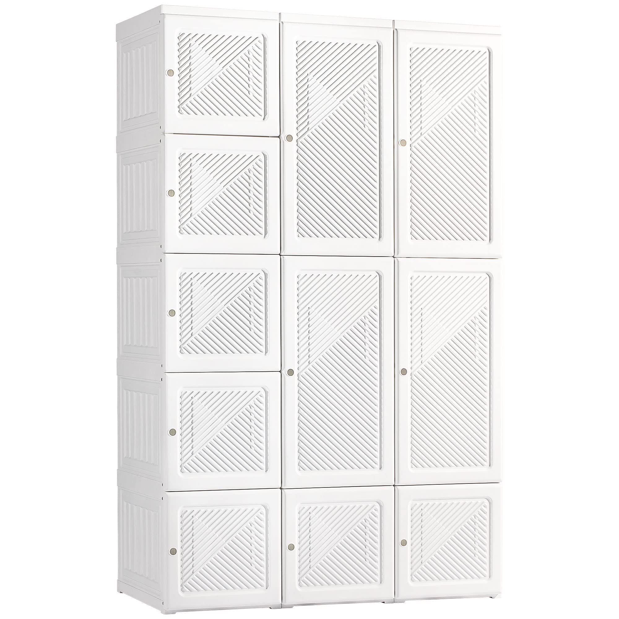 Portable Wardrobe Closet, Folding Clothes Storage Organizer