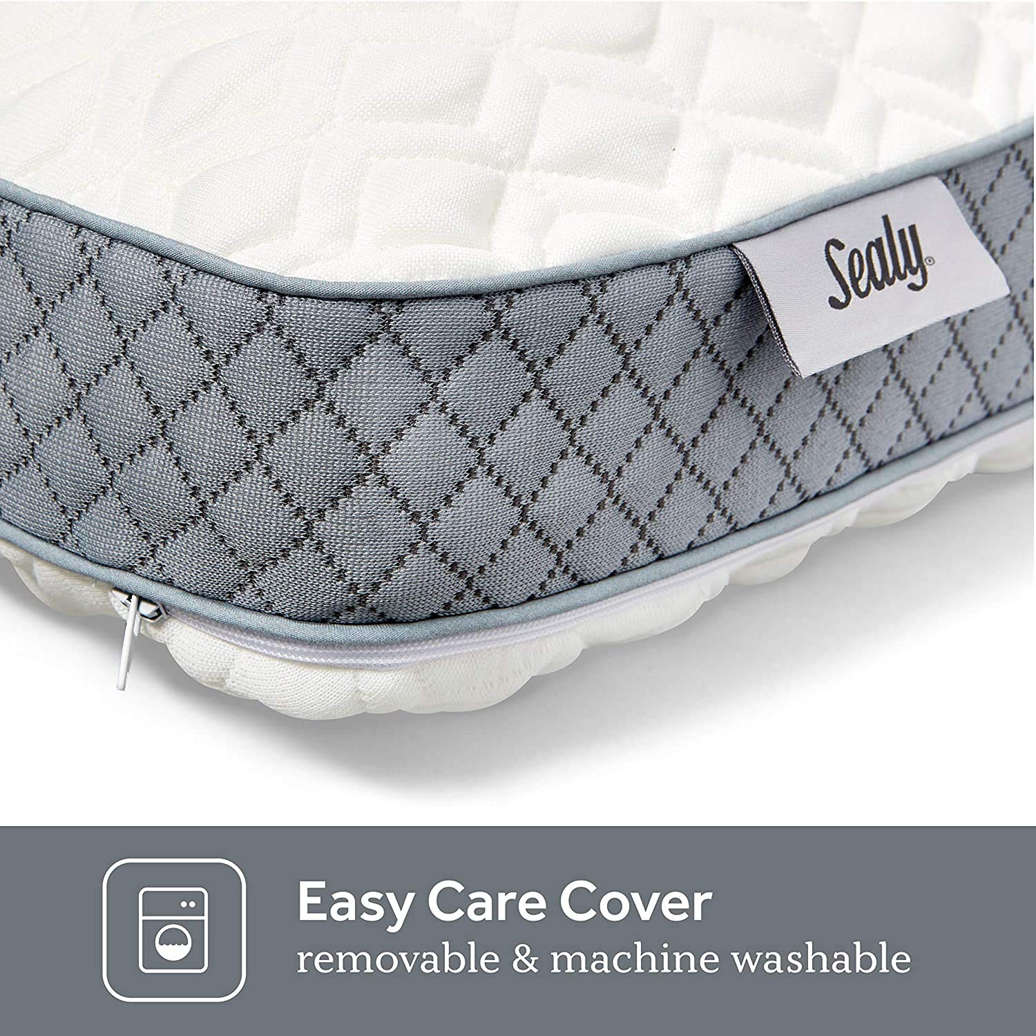 Bed Pillow for Pressure Relief, Adaptive Memory Foam with Washable Knit Cover