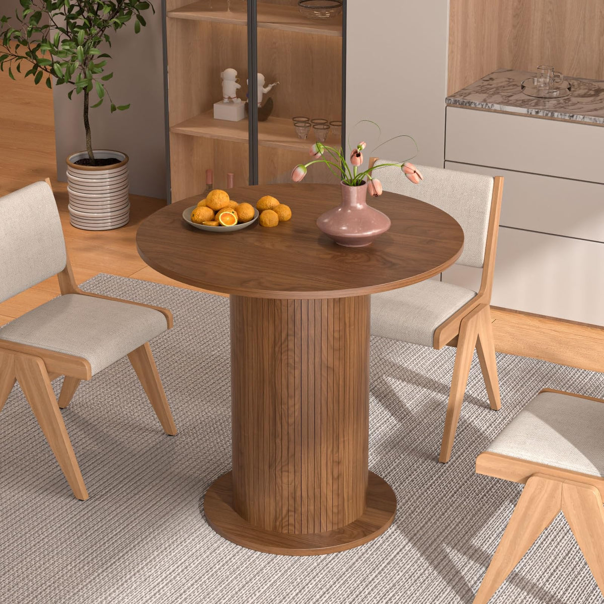 31.5" Round Dining Table for 2
