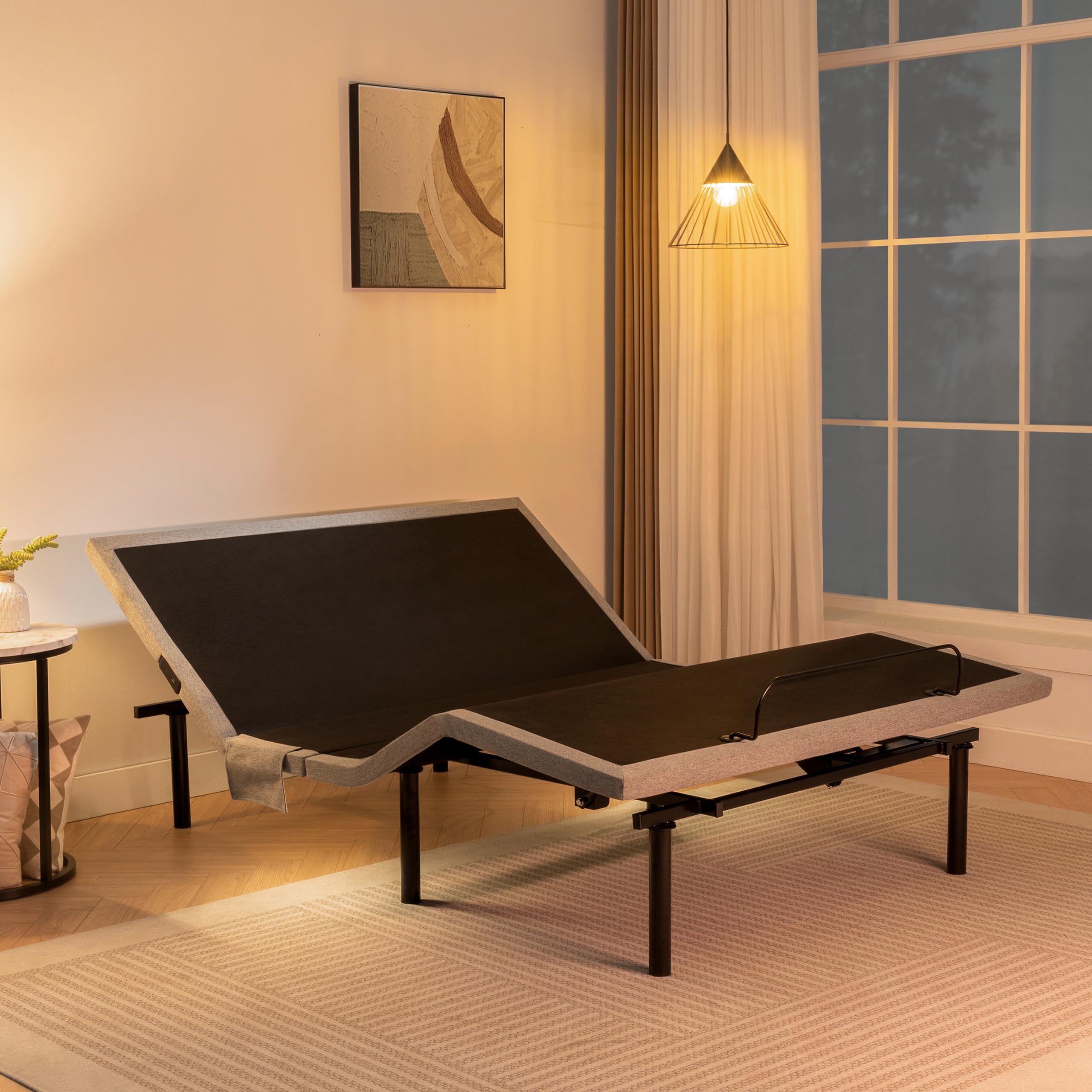 Adjustable Bed Frame Queen, Adjustable Bed Base with Massage