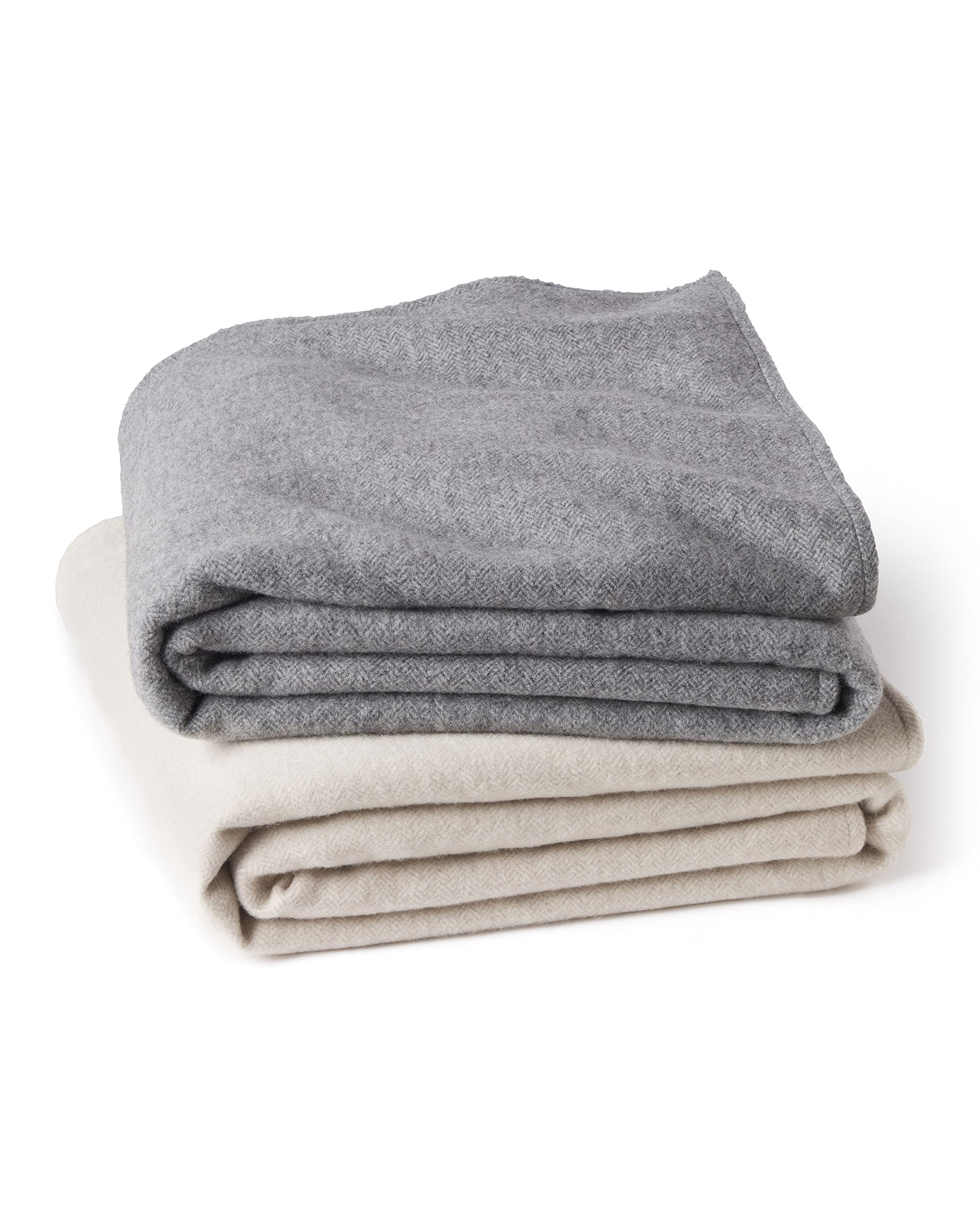 Herringbone Throw Blanket - Soft Accent Blanket for Couch